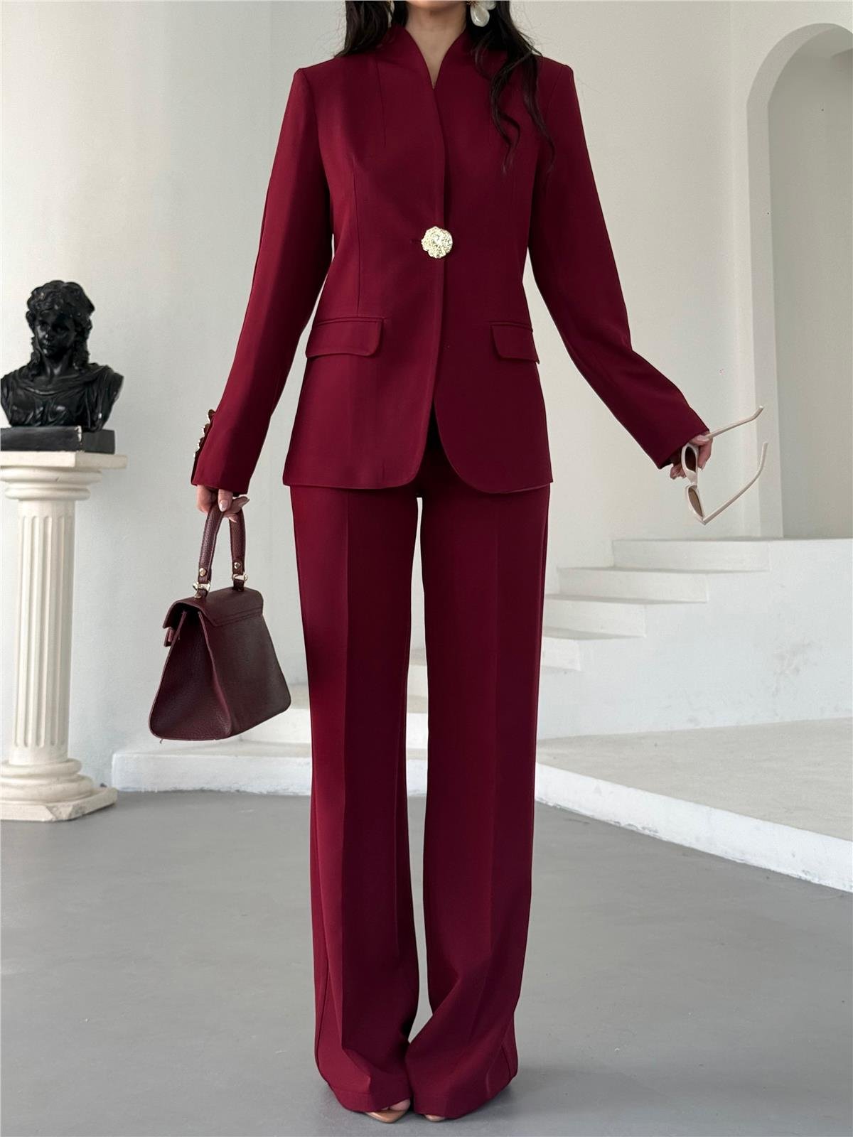 3119 Takım Bordo