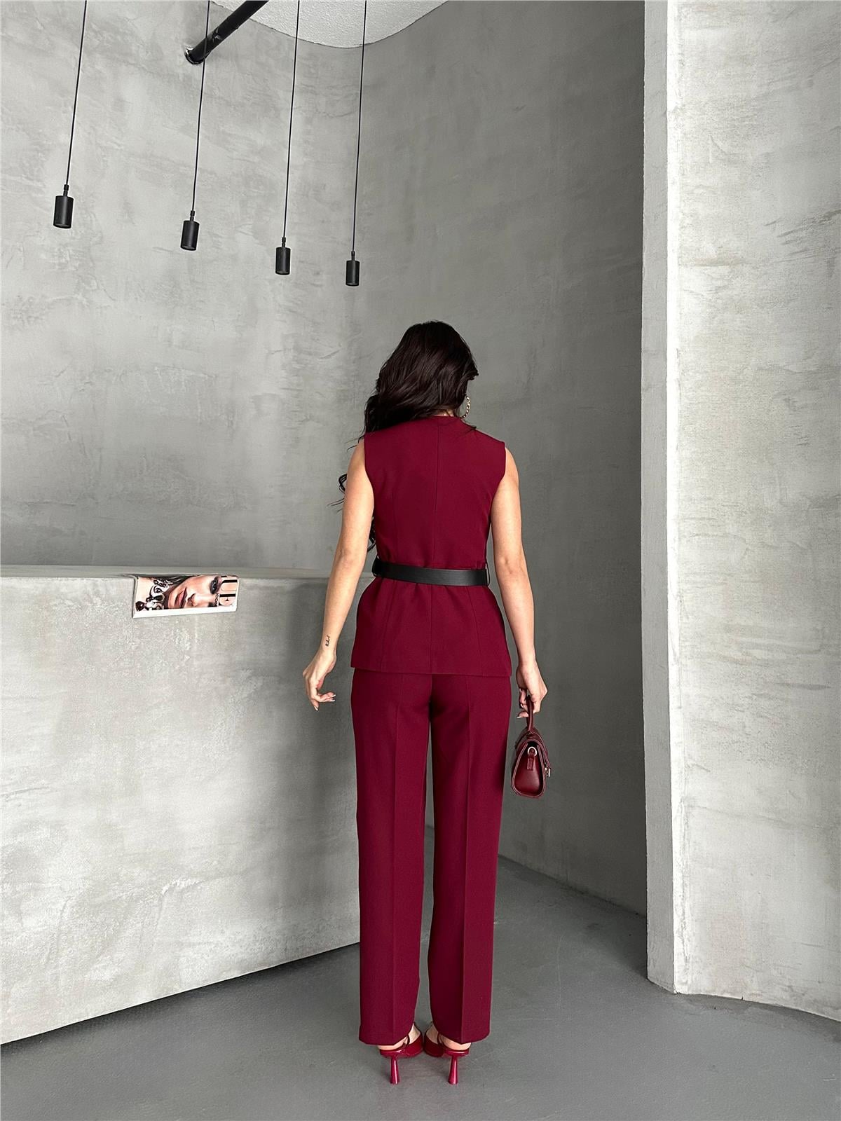 3122 Takım Bordo