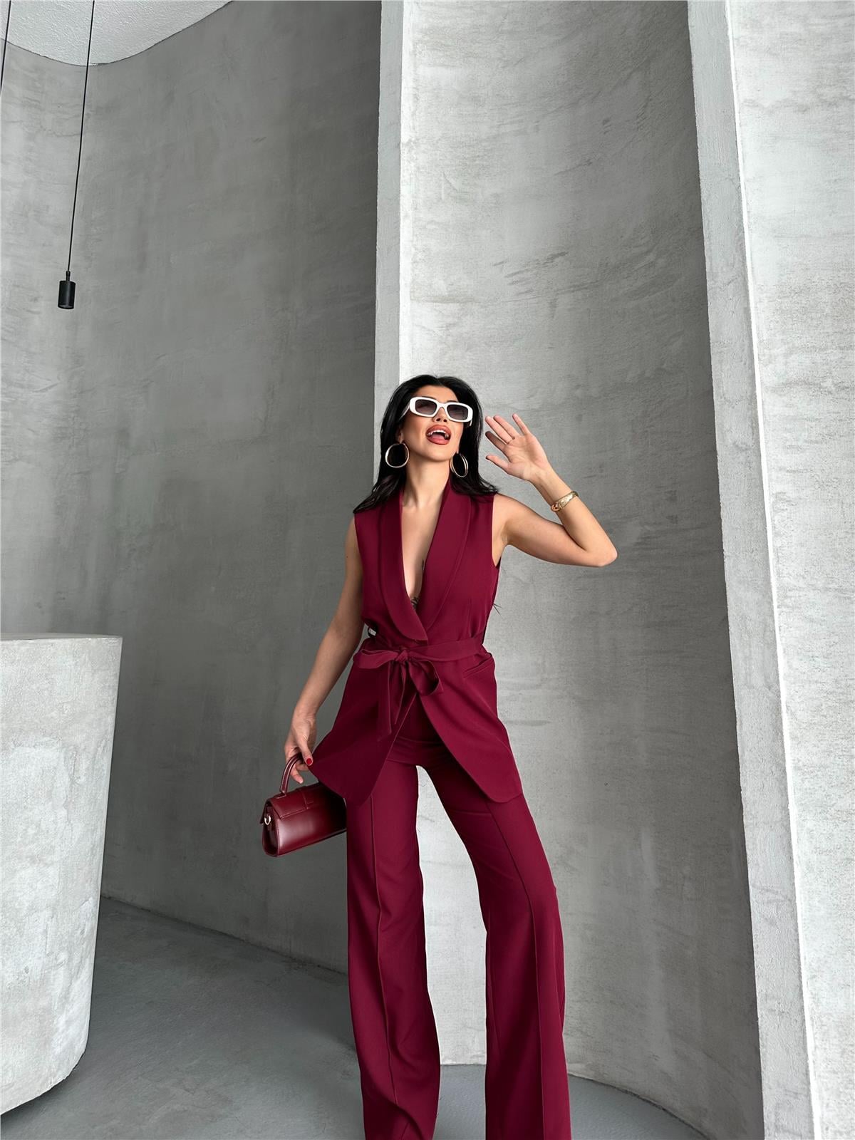 3123 Takım Bordo