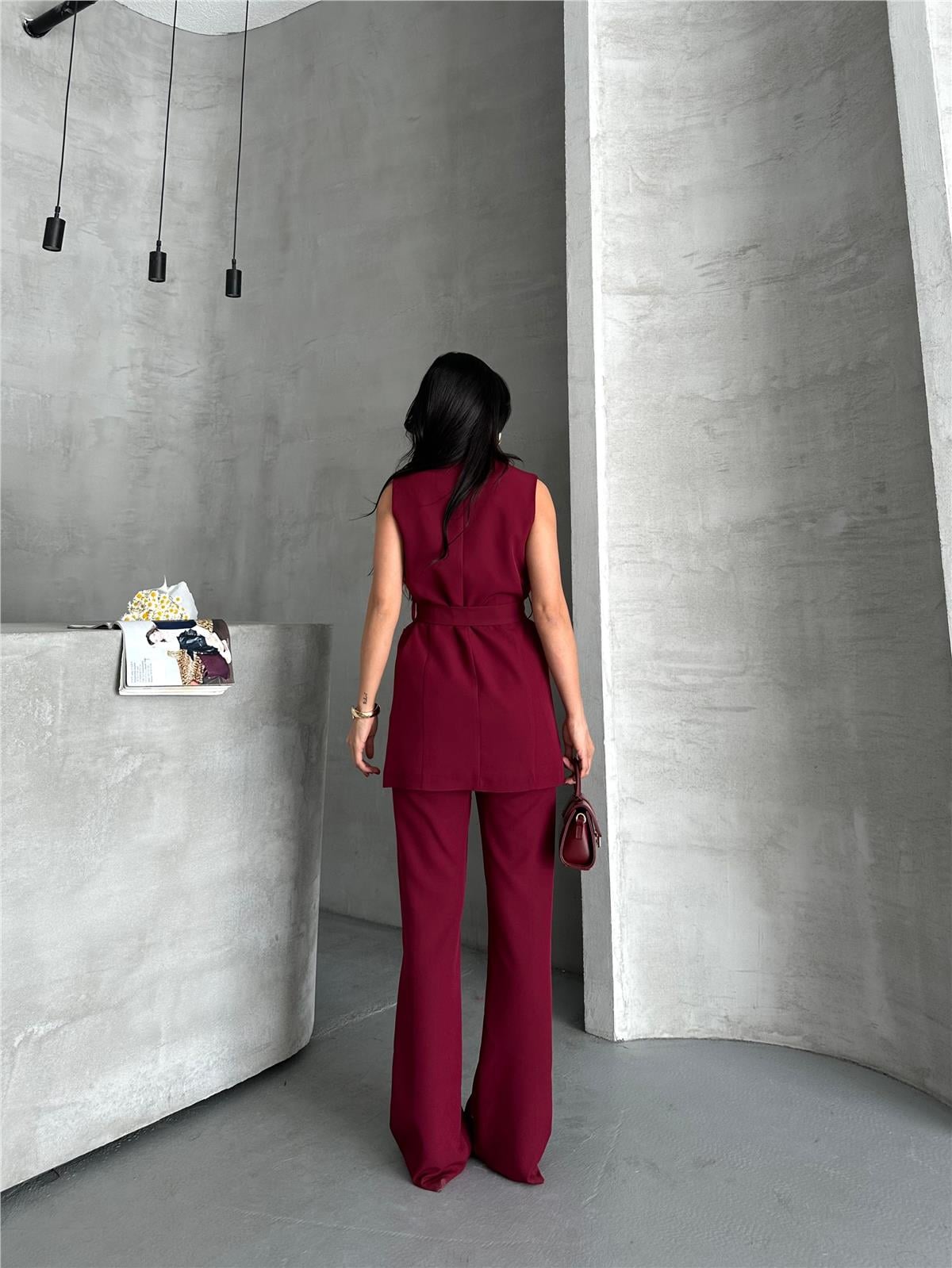 3123 Takım Bordo