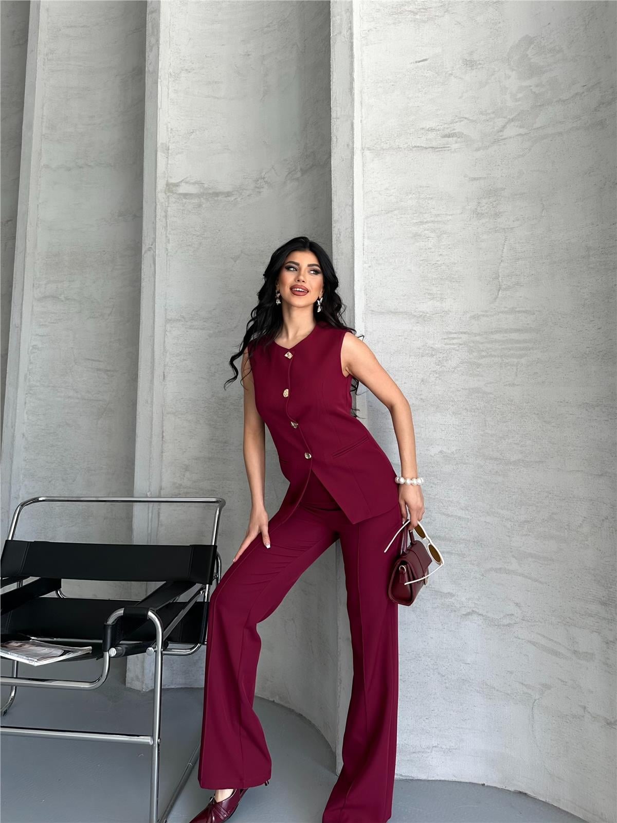 3127 Takım Bordo
