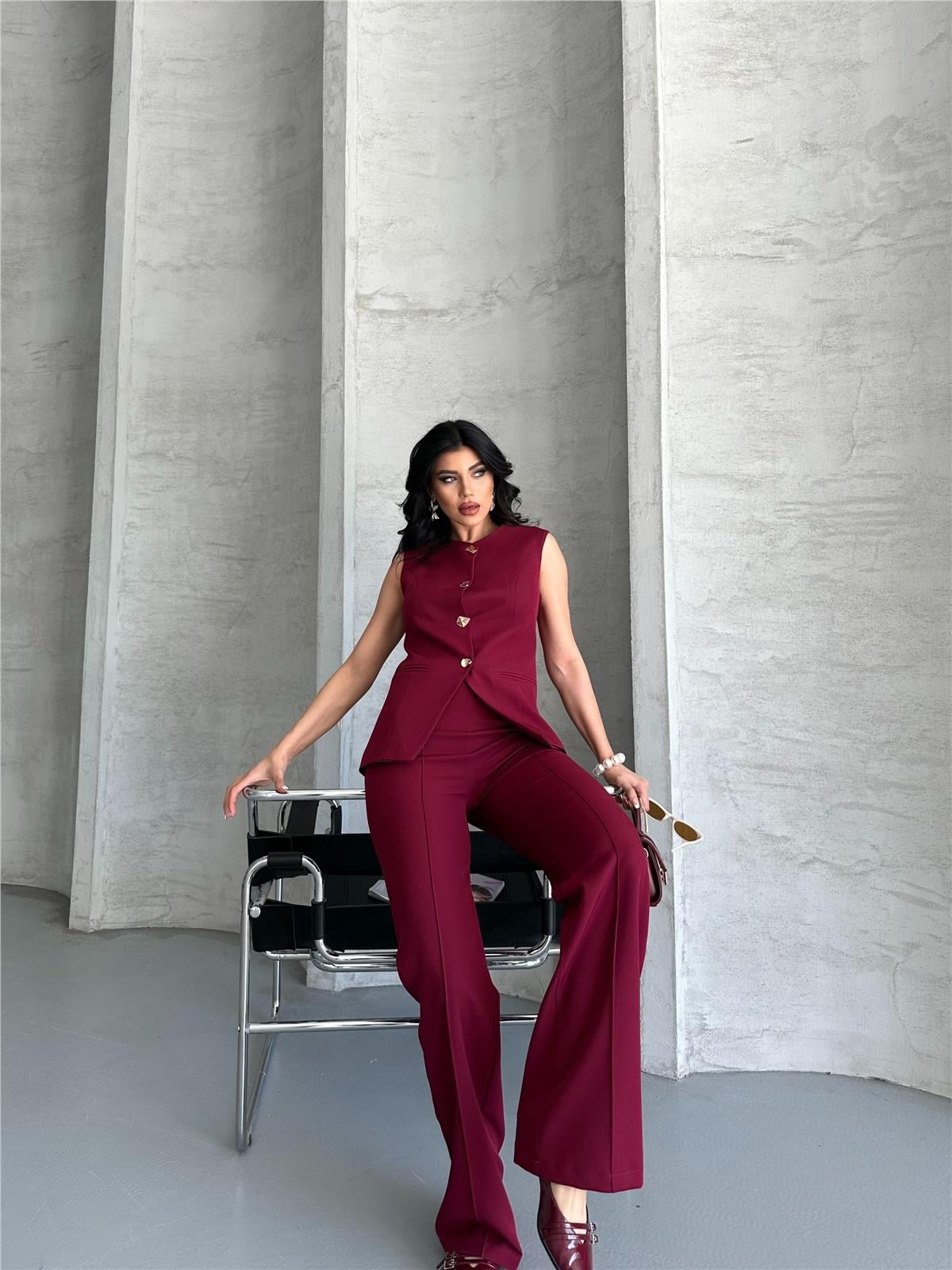 3127 Takım Bordo
