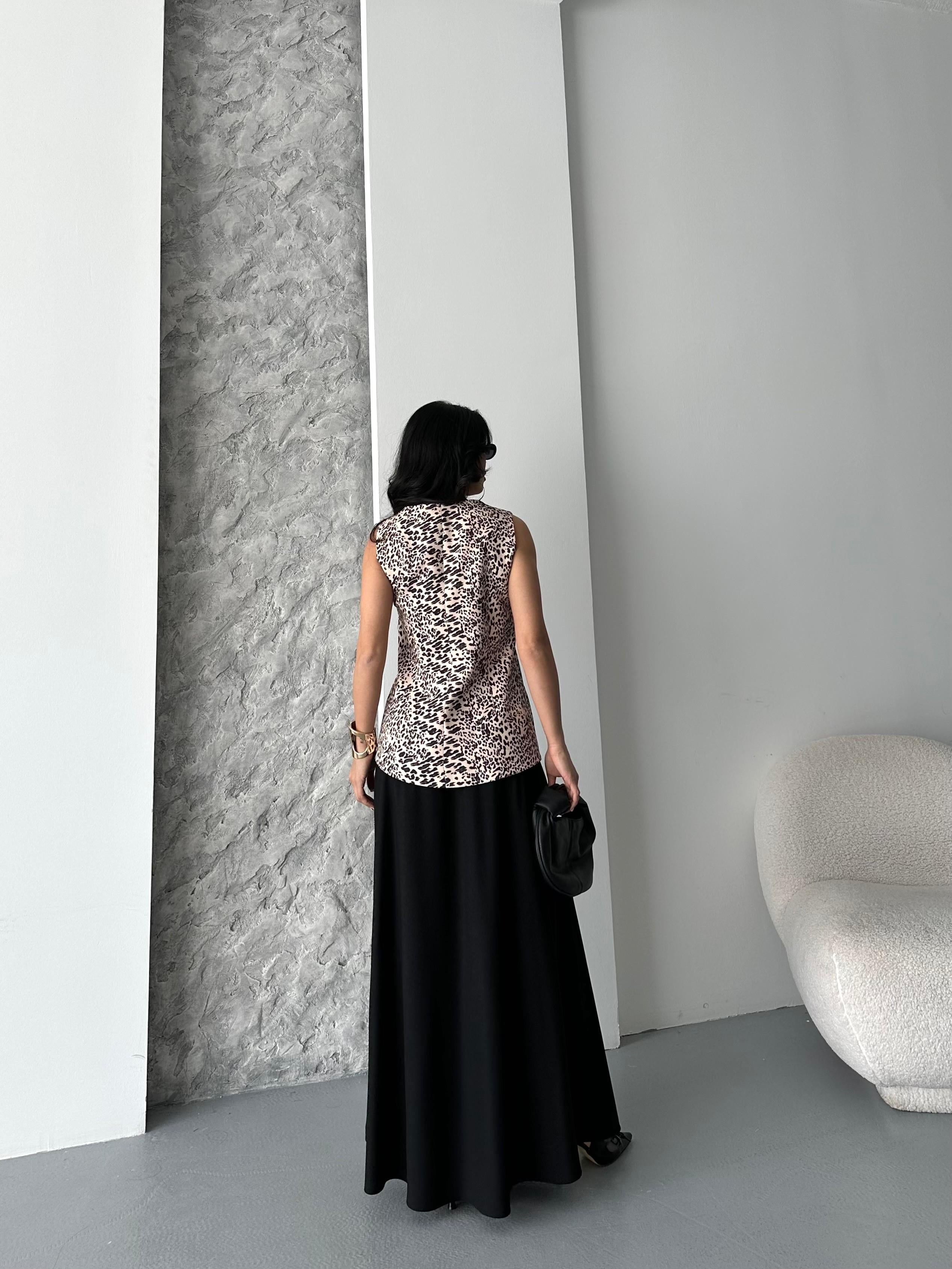 3128 Takım Leopar-Siyah