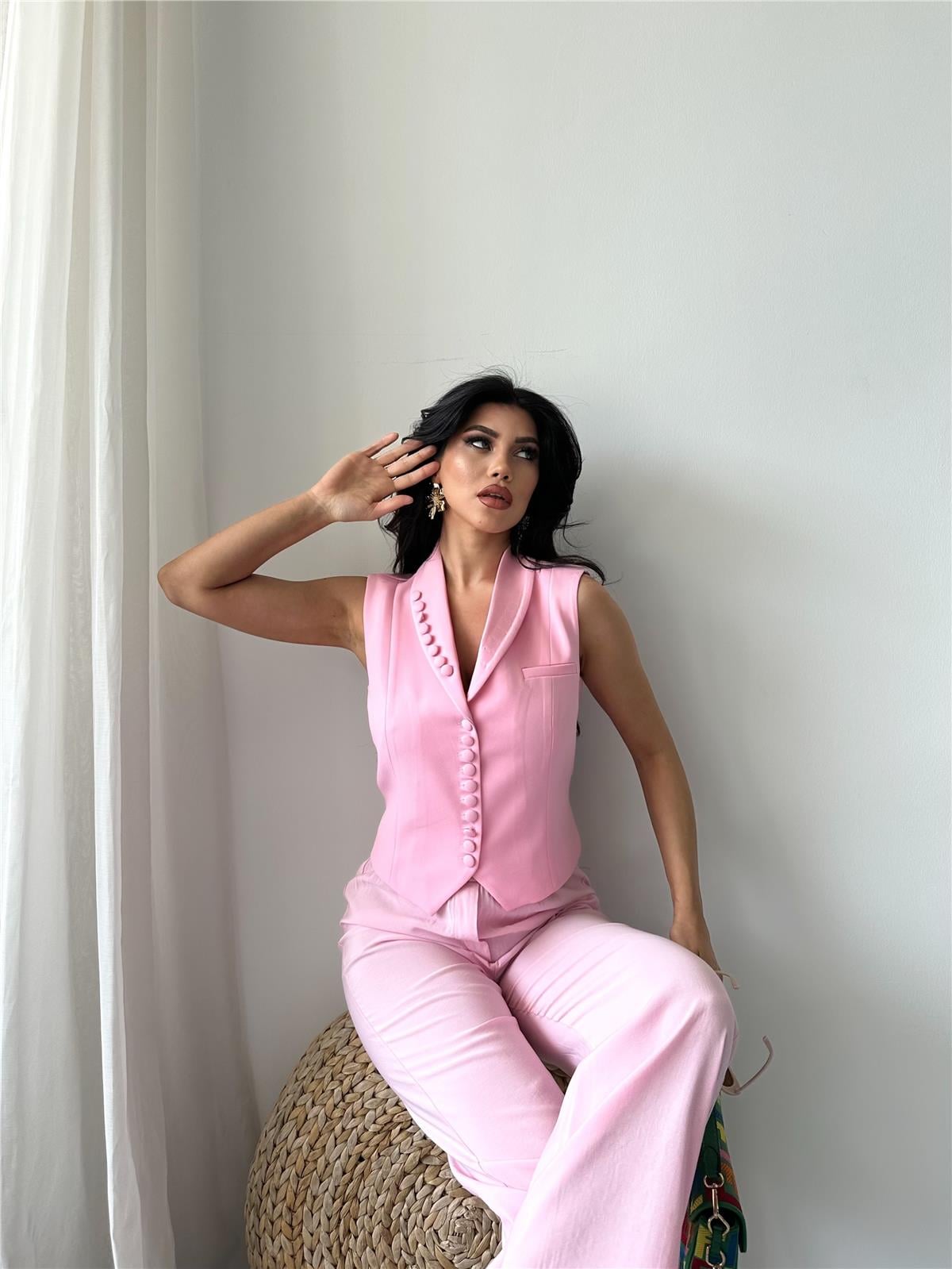 3131 Yelek Pembe