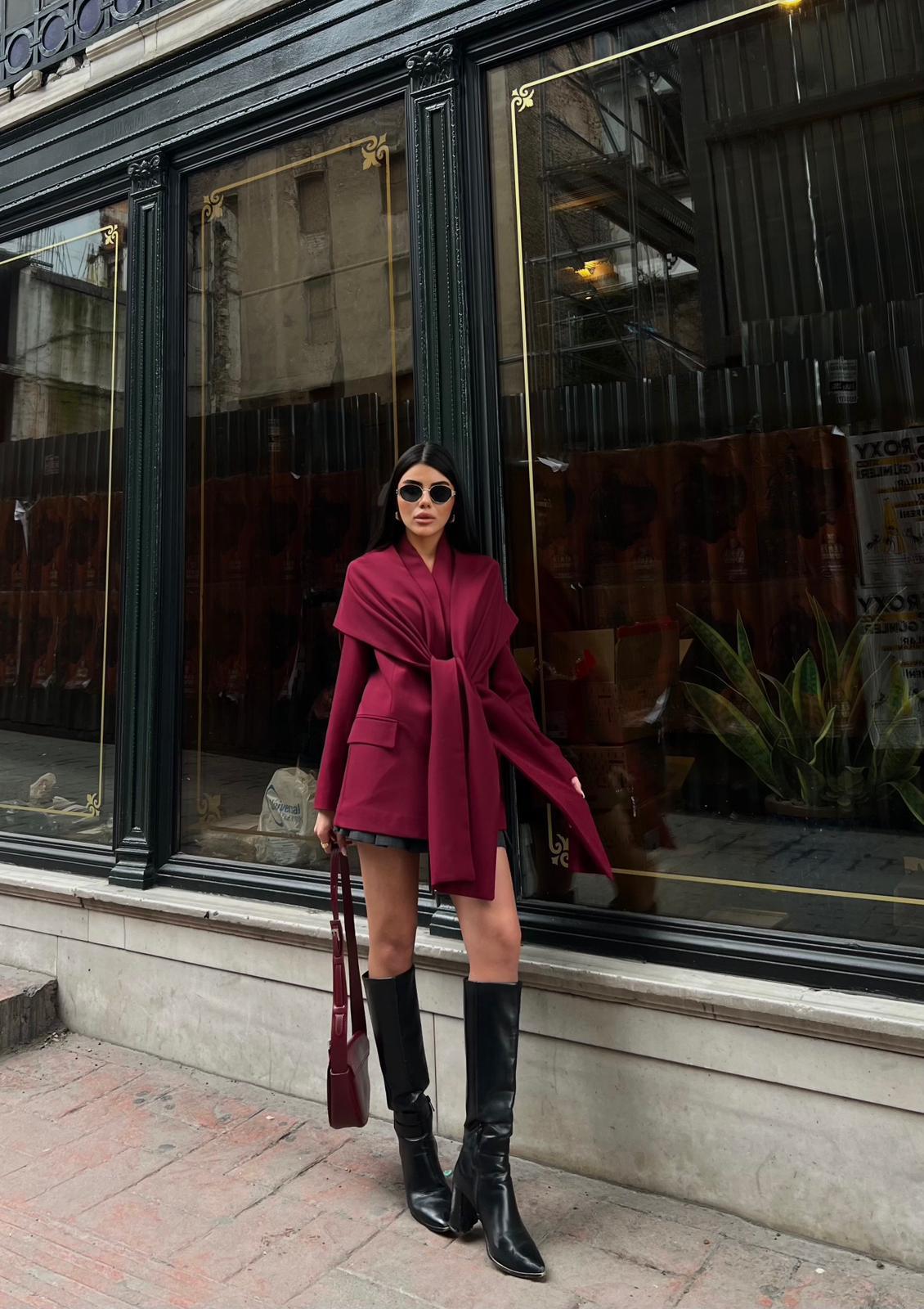 3159 ceket bordo