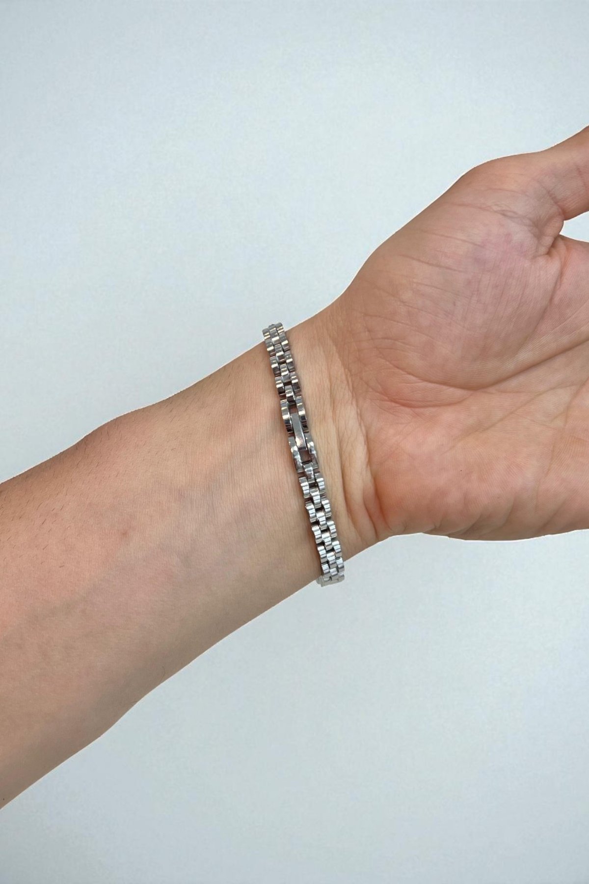 Çelik Rolex Bileklik Kişiye Özel