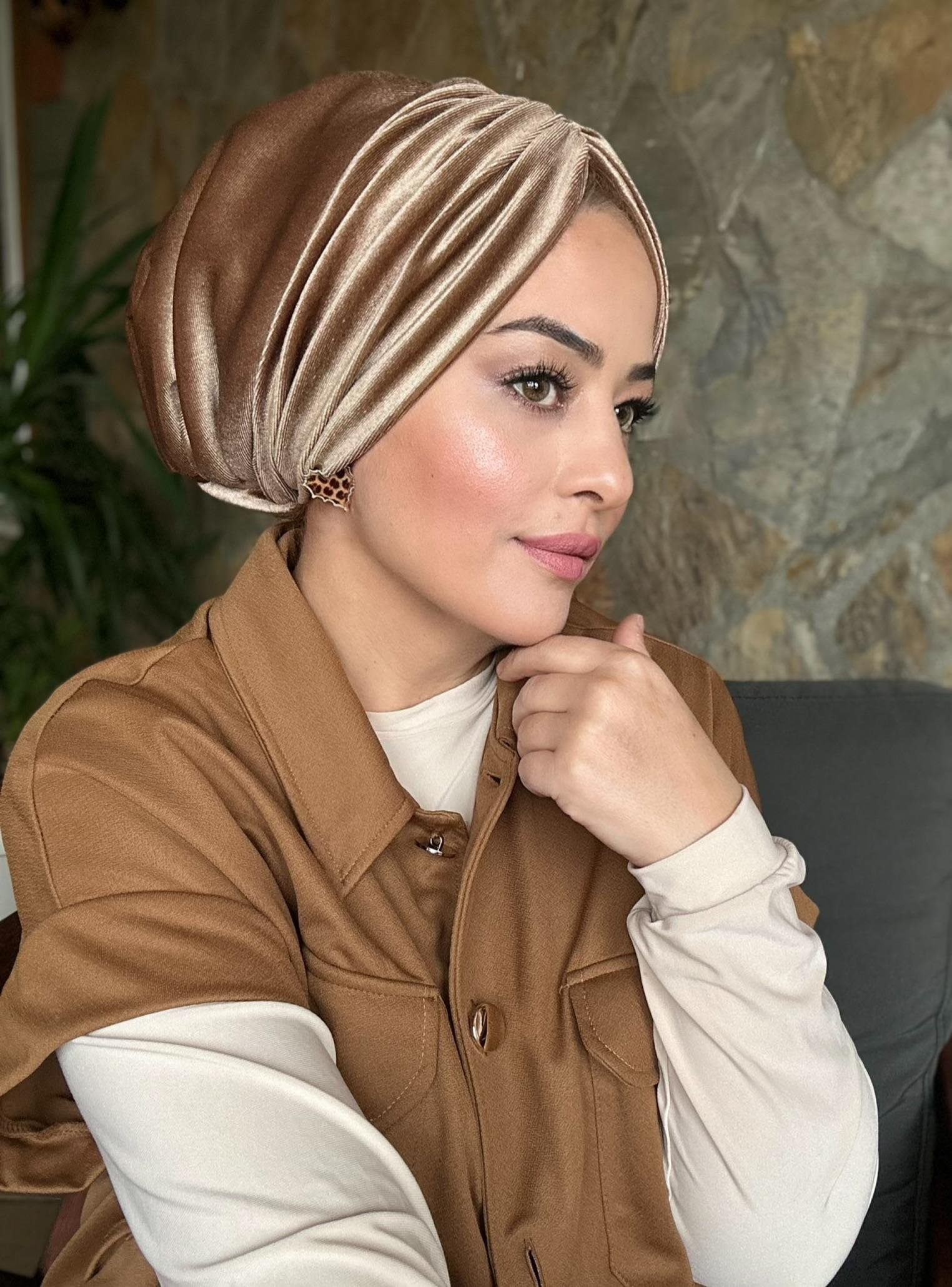  KADİFE SÜTLÜ KAHVE DRAPE DOLGULU BONE