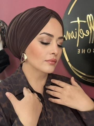 ACI KAHVE DRAPE DOLGULU BONE