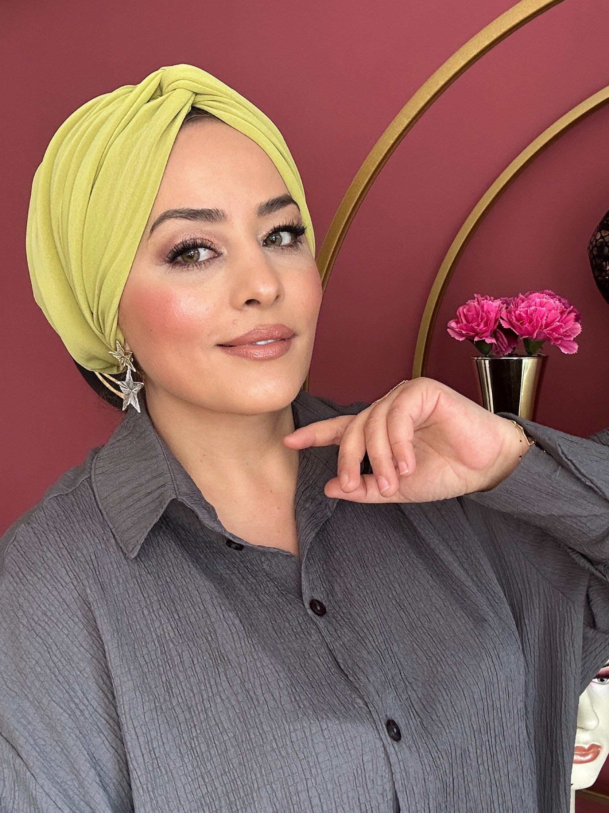 AÇIK YEŞİL DÜĞÜM DOLGULU BONE