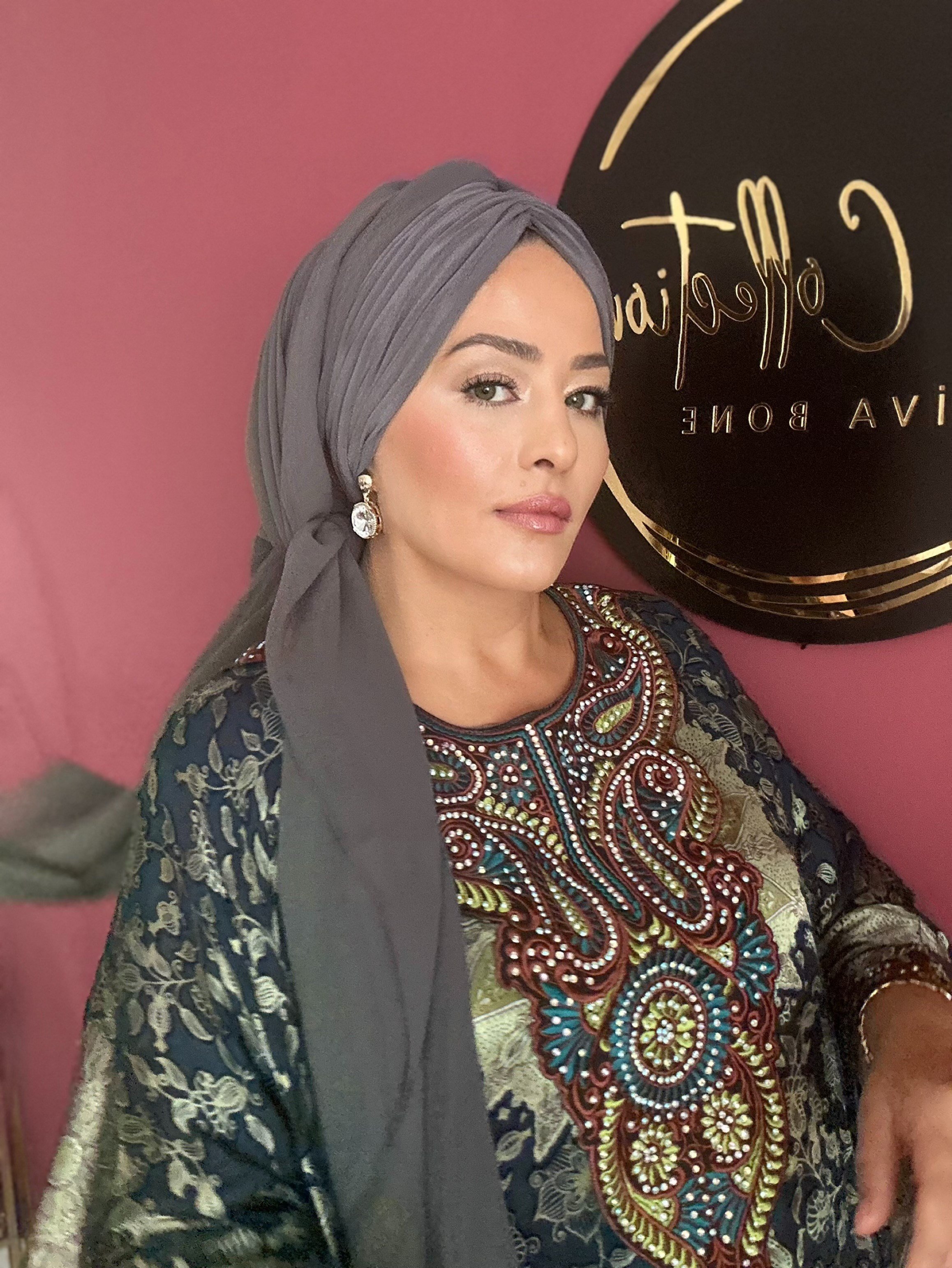 ANTRASİT DRAPE MODEL DOLGULU BONEŞAL 