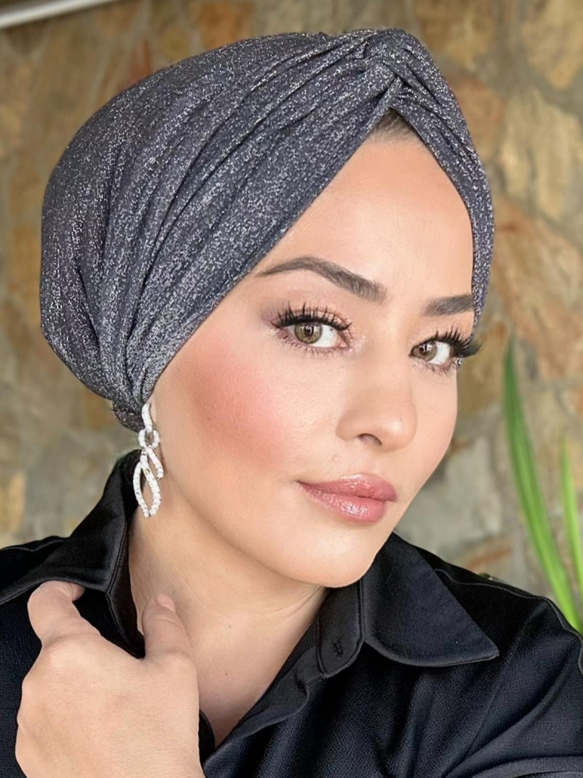 ANTRASİT GRİ SİMLİ DOLGULU BONE