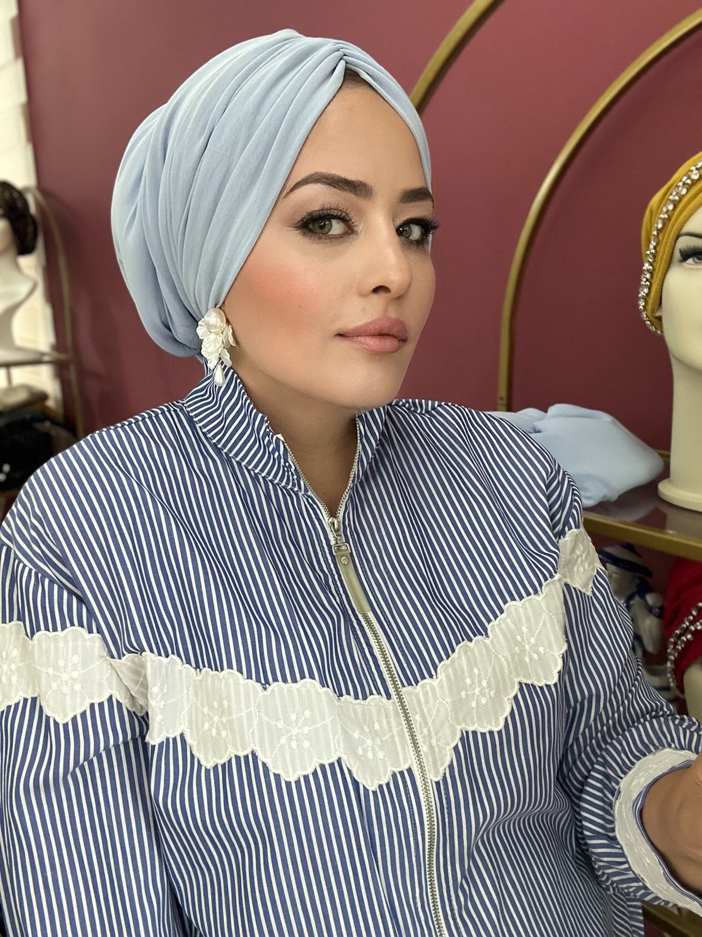 BEBE MAVİ DRAPE MODEL DOLGULU BONE