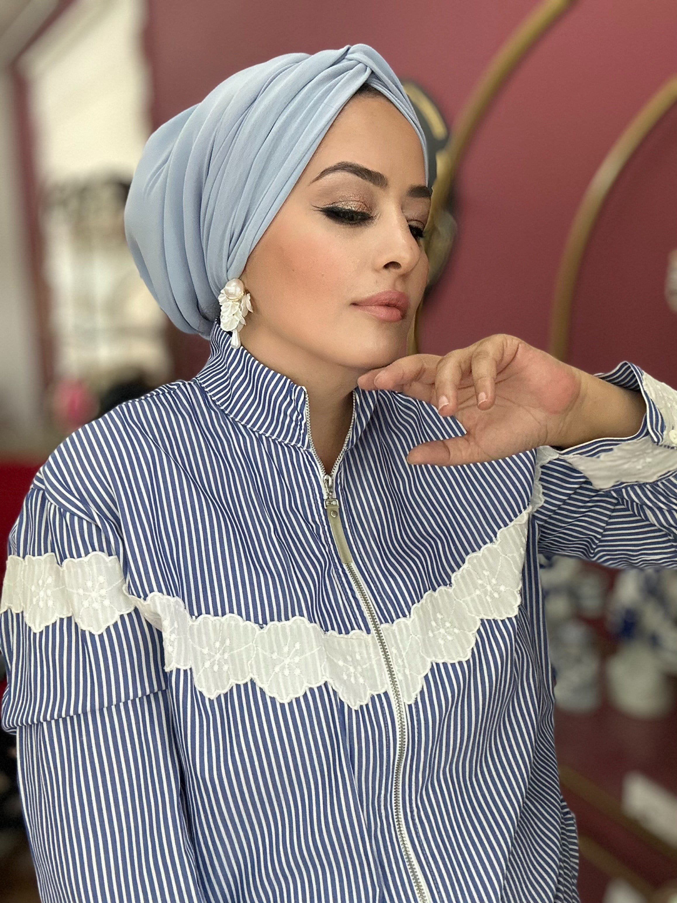 BEBE MAVİ DÜĞÜM MODEL DOLGULU BONE