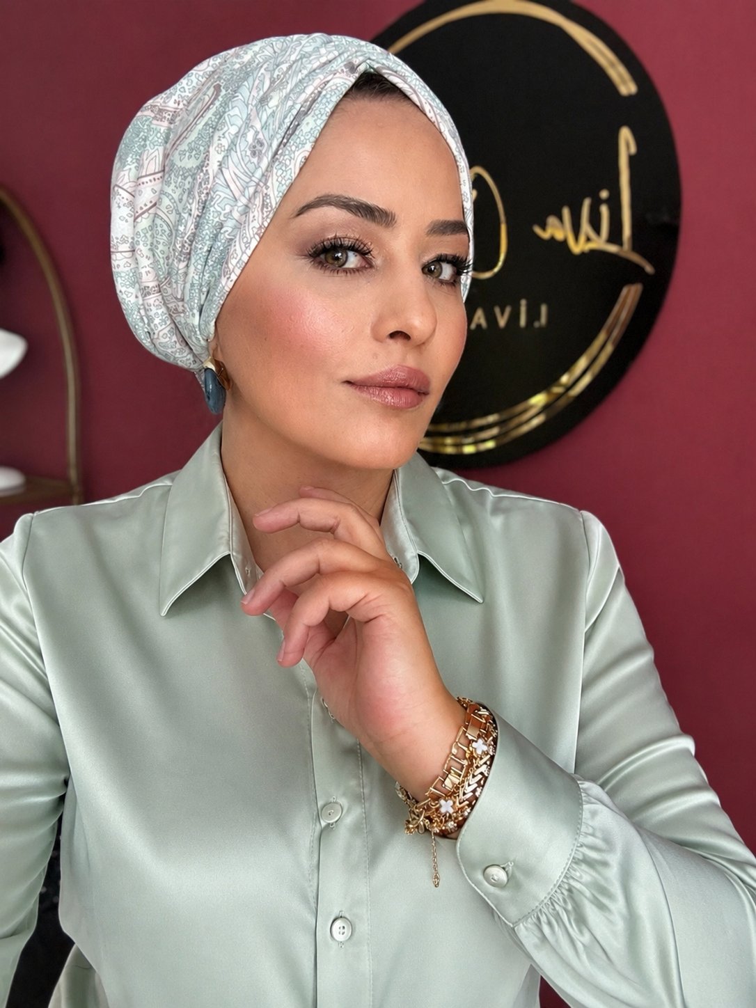 DESENLİ DRAPE DOLGULU BONE