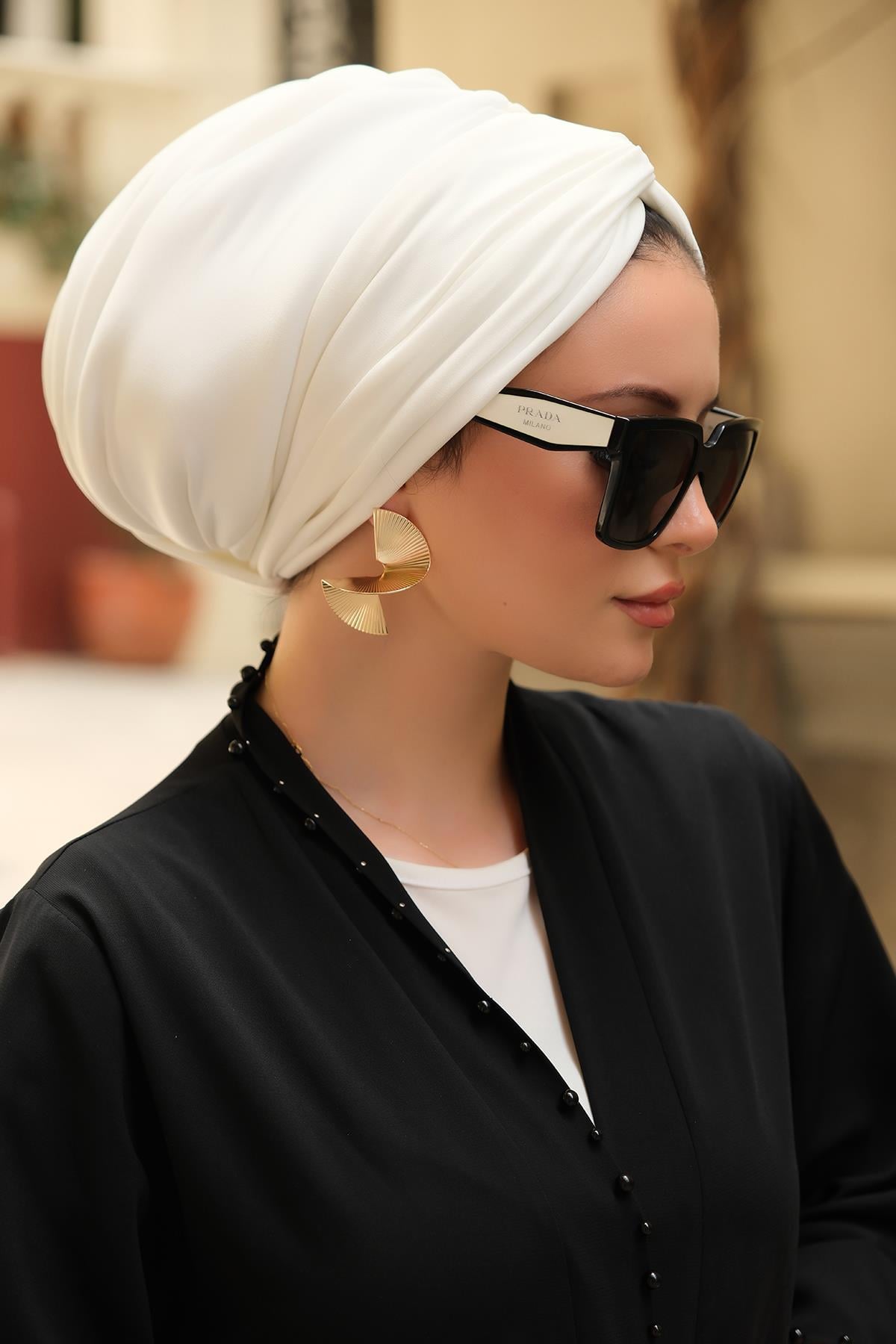 EKRU DÜĞÜM DOLGULU BONE