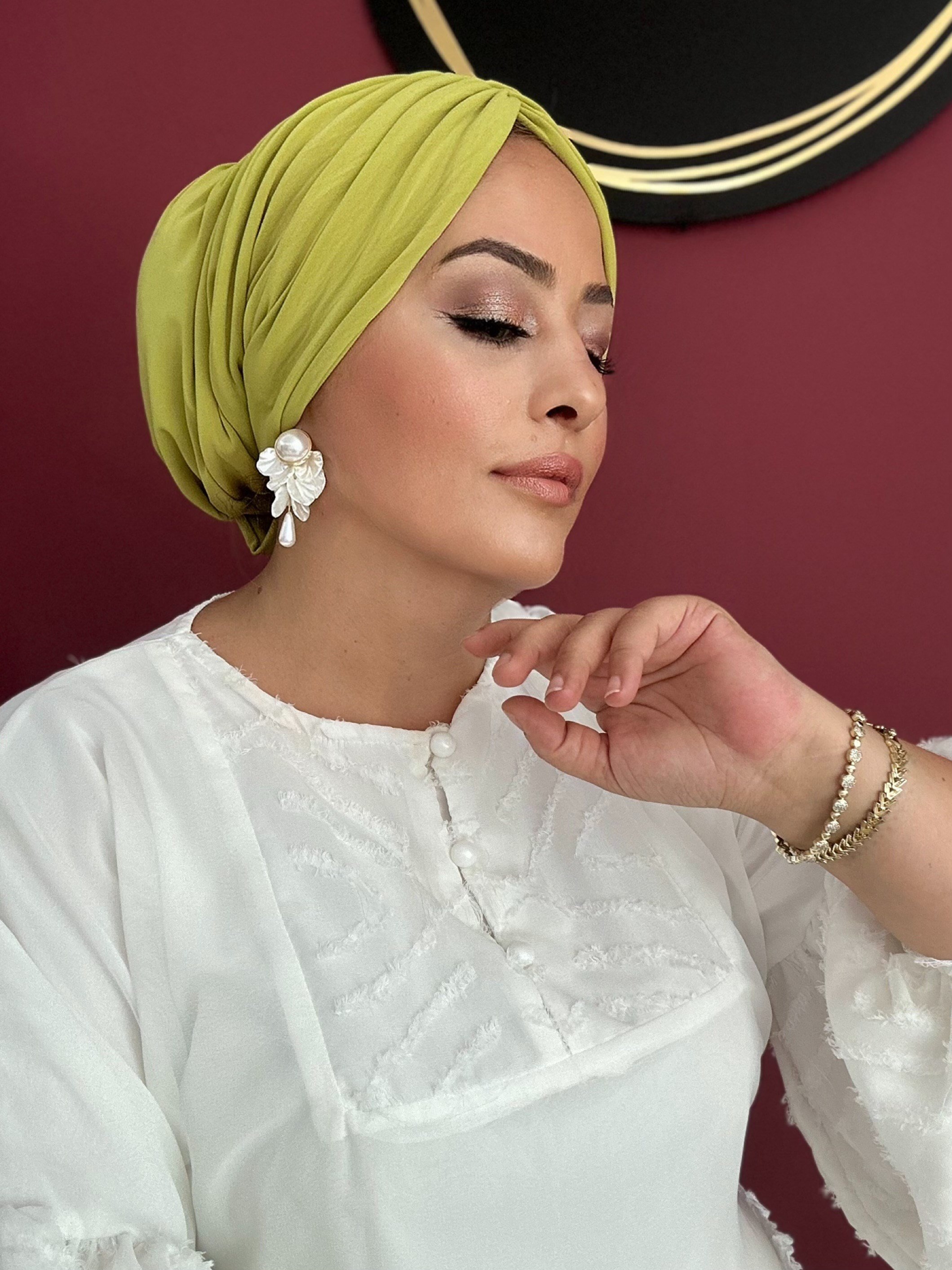 FISTIK YEŞİL DRAPE DOKGUS BONE