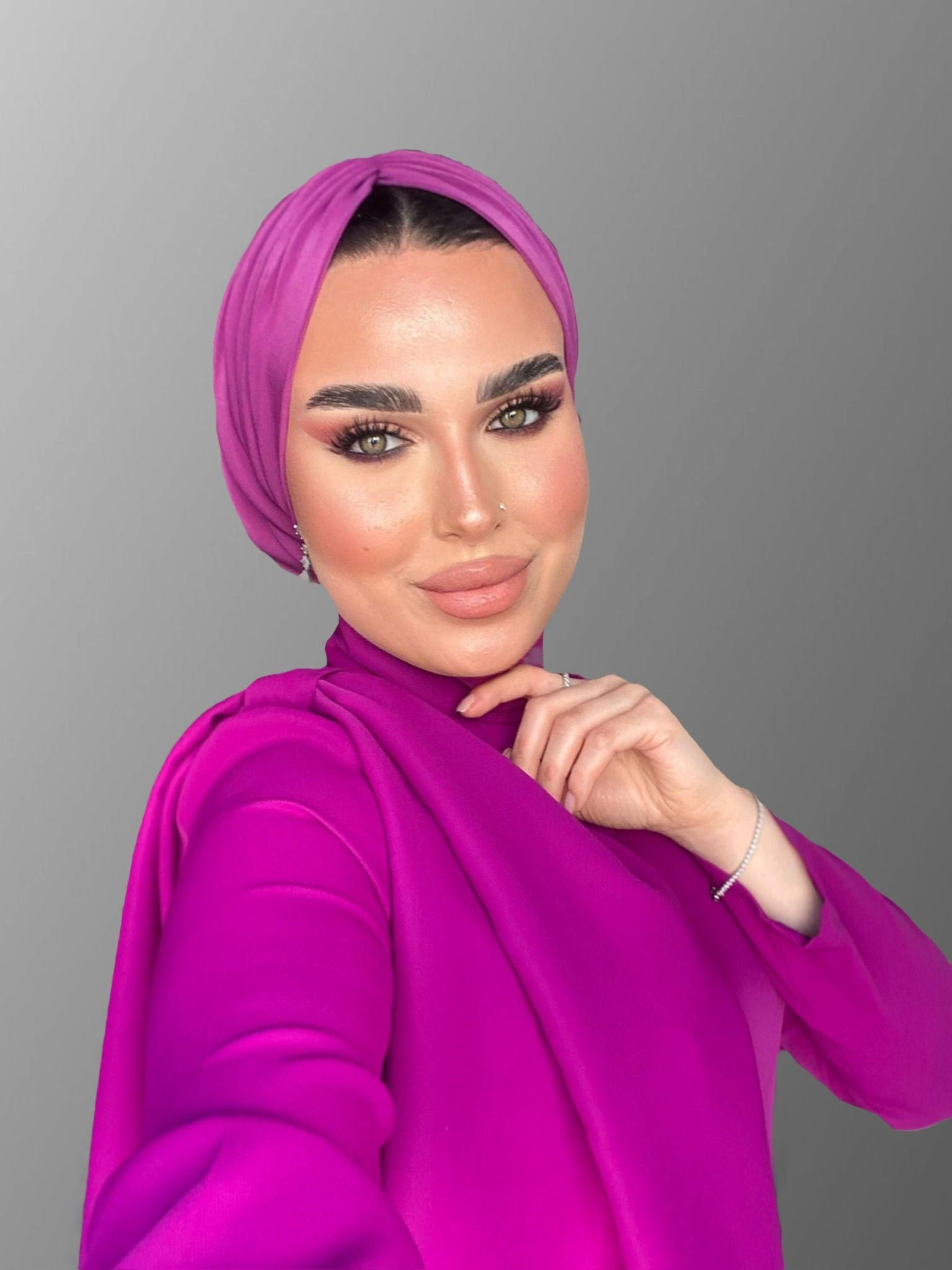 FUŞYA DRAPE DOLGULU BONE