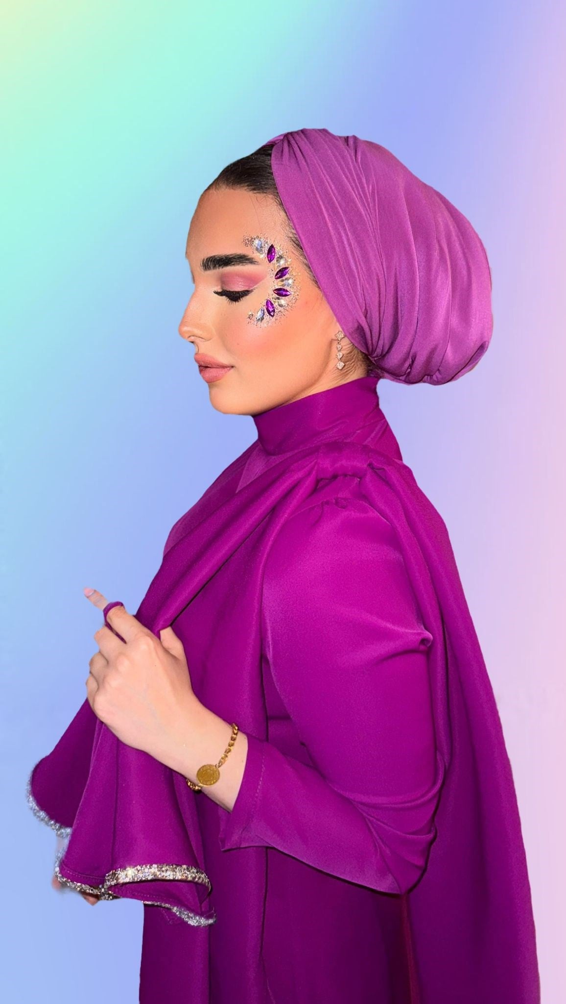 FUŞYA DRAPE DOLGULU BONE
