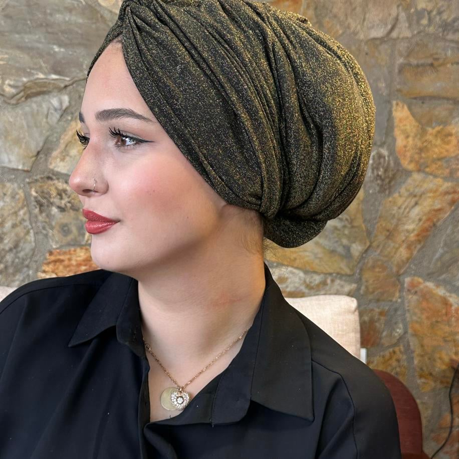 Haki simli düğüm dolgulu bone