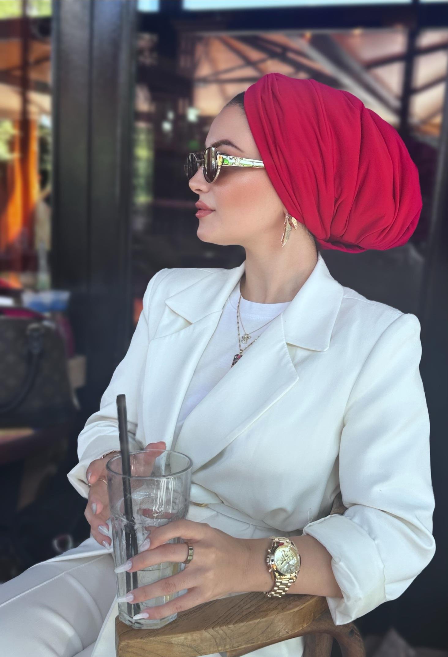 KIRMIZI DÜĞÜM DOLGULU BONE