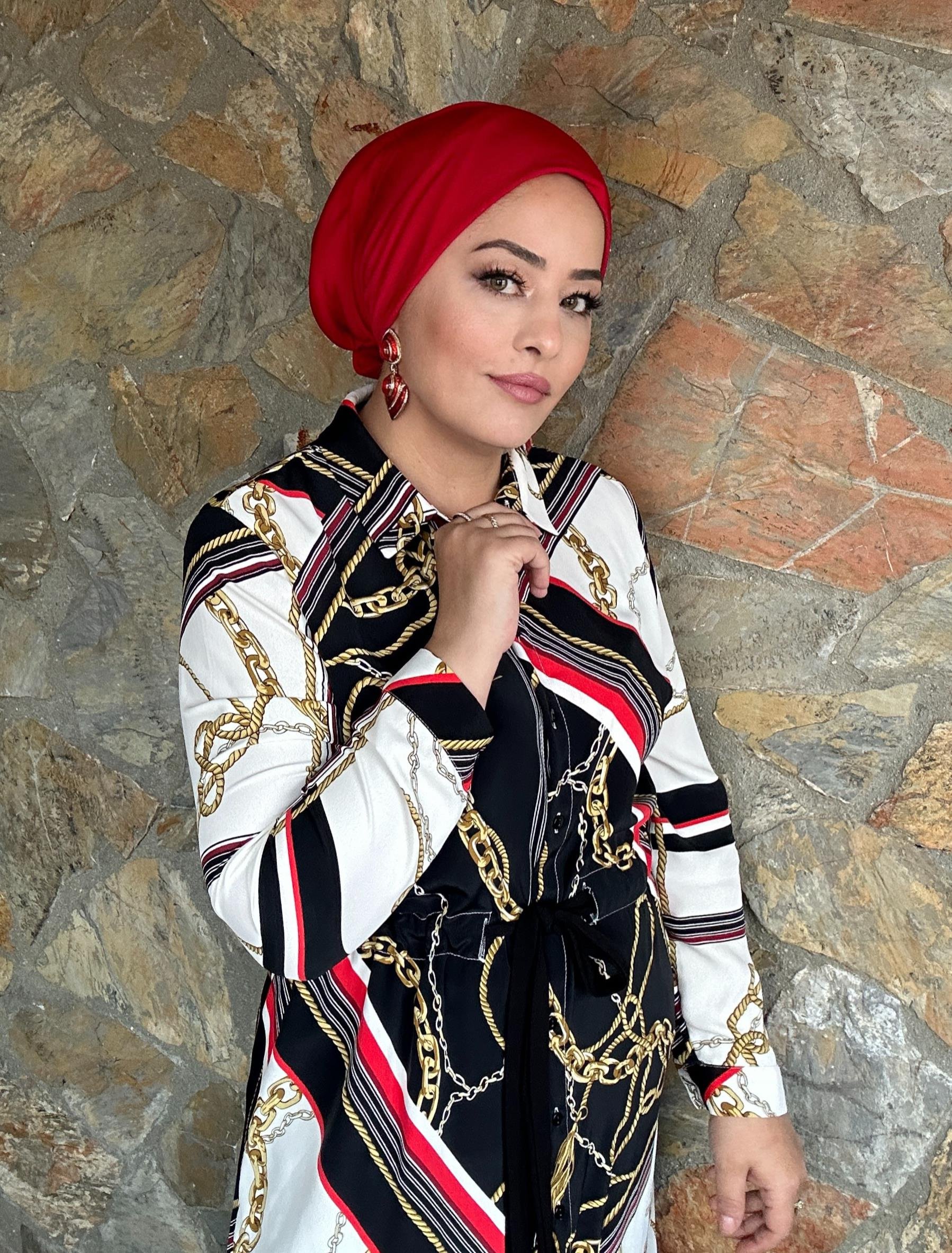 KIRMIZI RAYE MODEL DOLGULU BONE