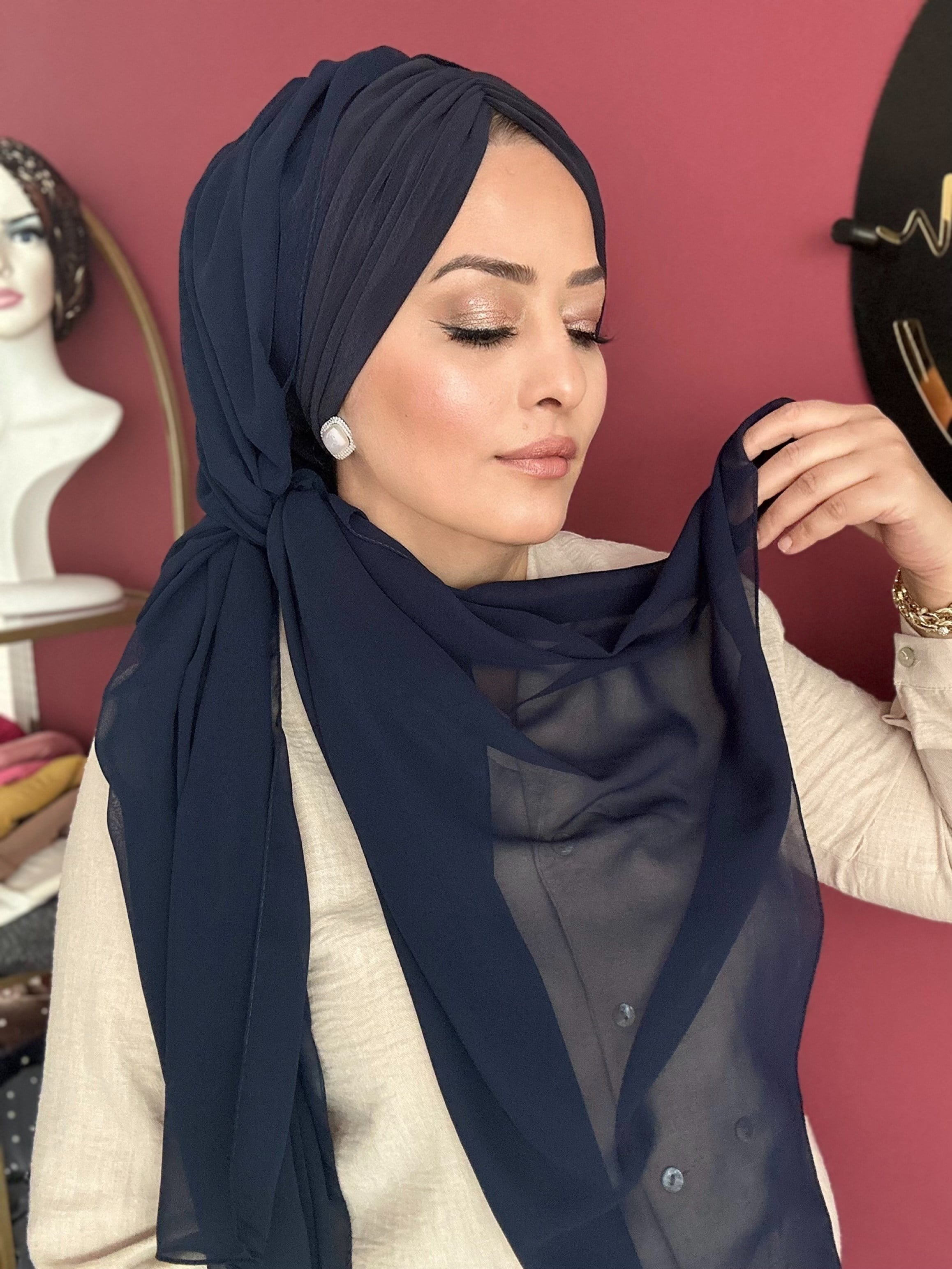 LACİVERT DRAPE MODEL DOLGULU BONEŞAL