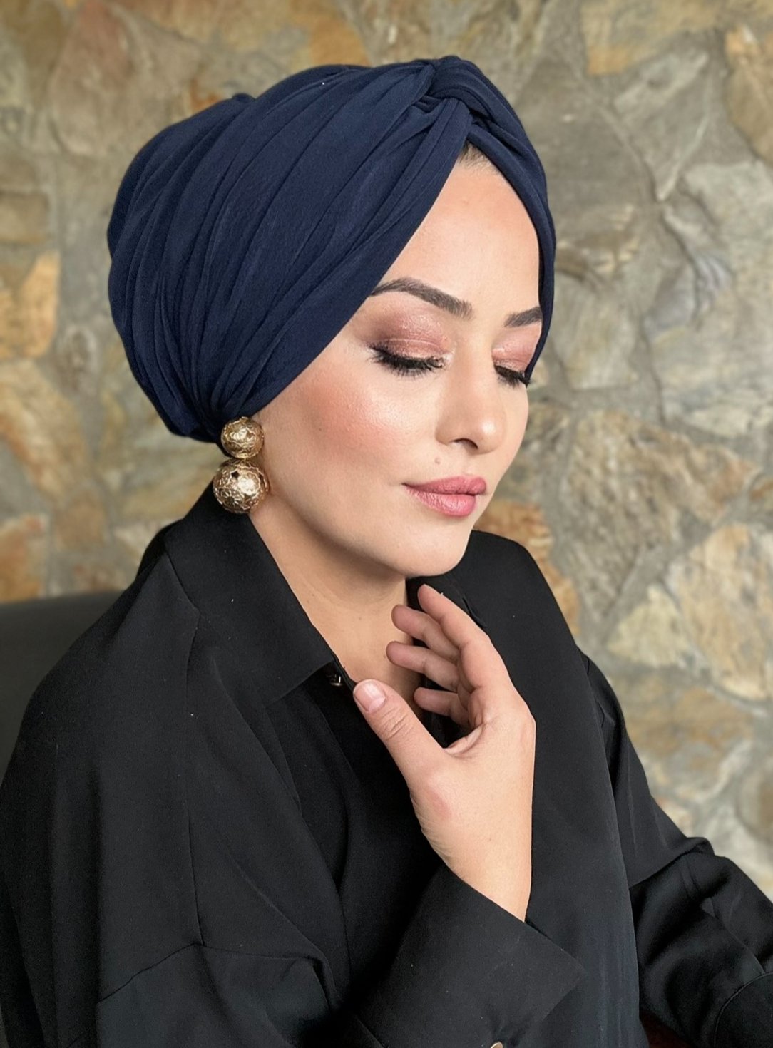 LACİVERT DÜĞÜM DOLGUSUZ BONE