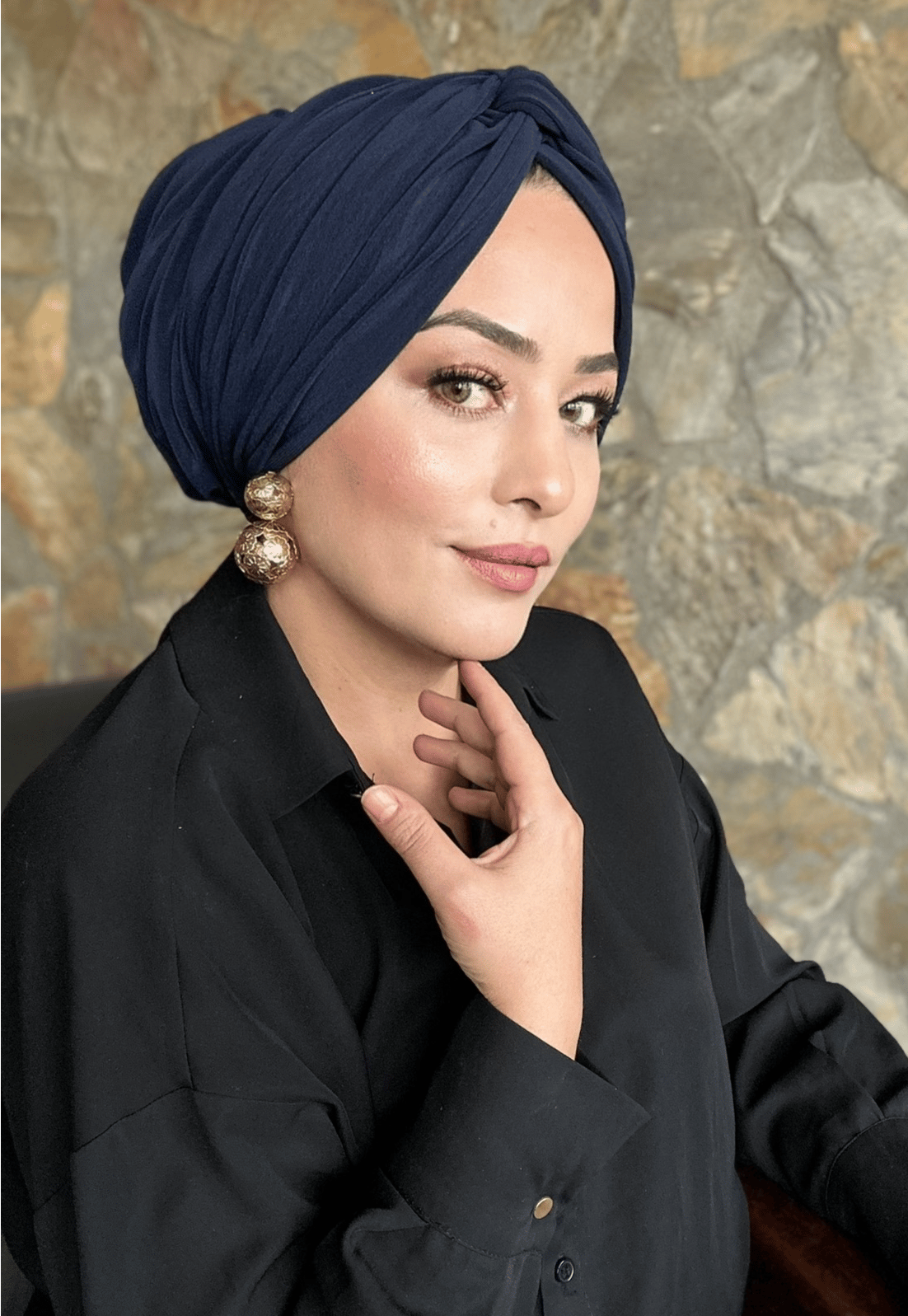 LACİVERT DÜĞÜM DOLGUSUZ BONE