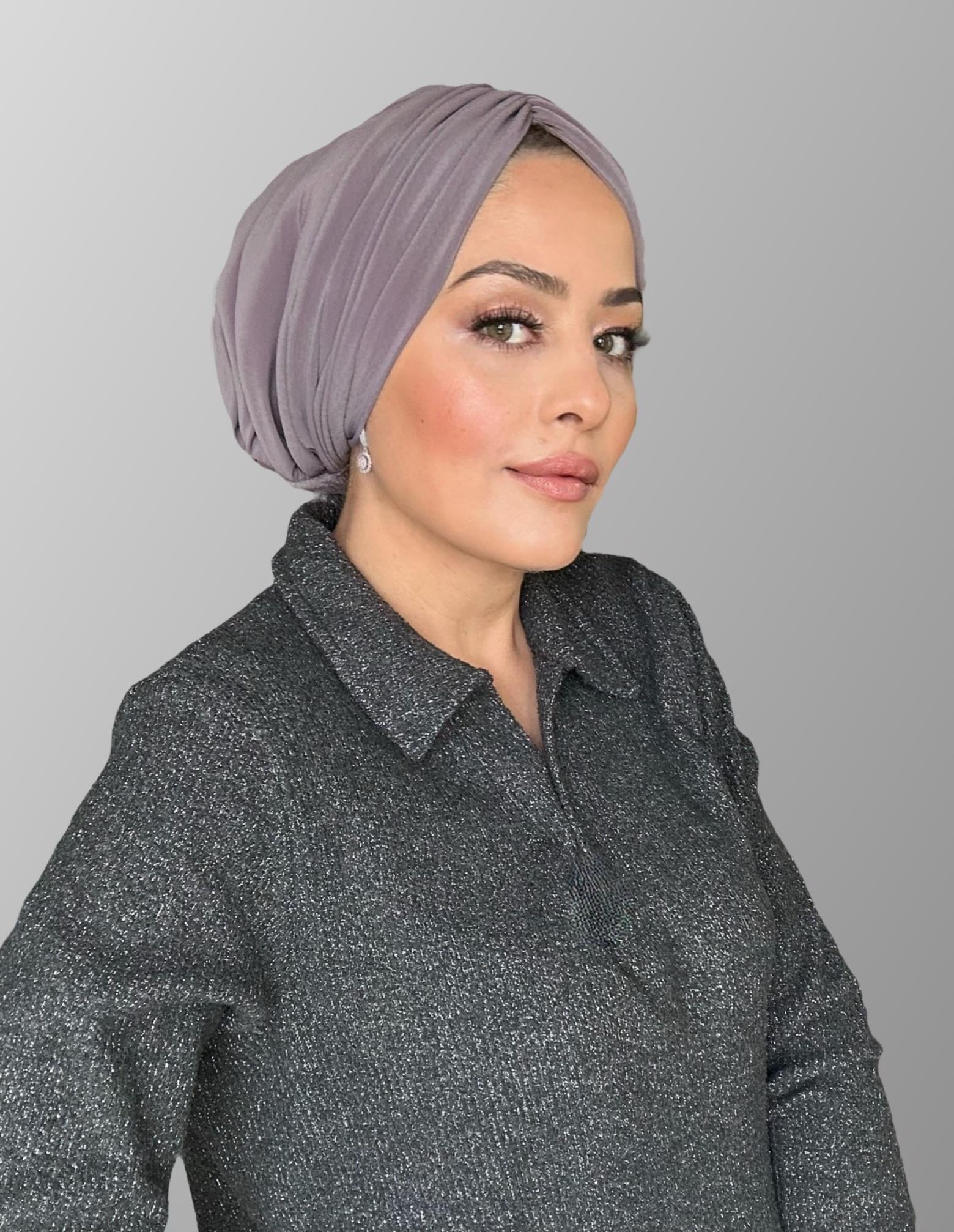 LAVANTA GRİ DRAPE DOLGULU BONE