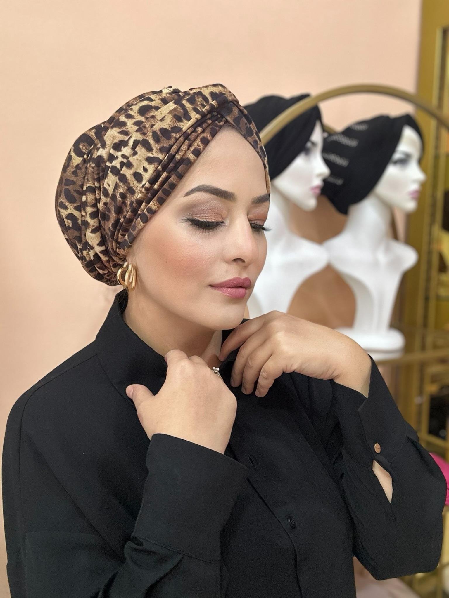 LEOPAR DRAPE DOLGULU BONE