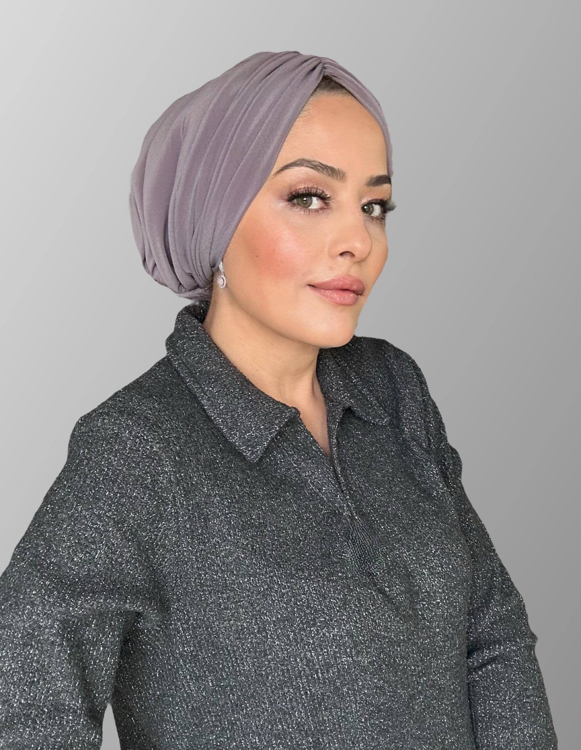 LEYLAK GRİ DRAPE DOLGULU BONE