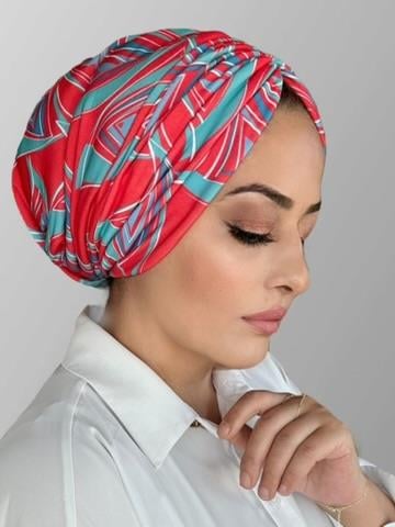 MERCAN DESENLİ DRAPE DOLGULU BONE