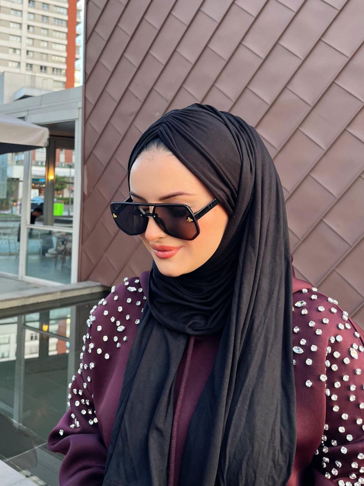 PENYE SİYAH DRAPE MODEL  BONEŞAL