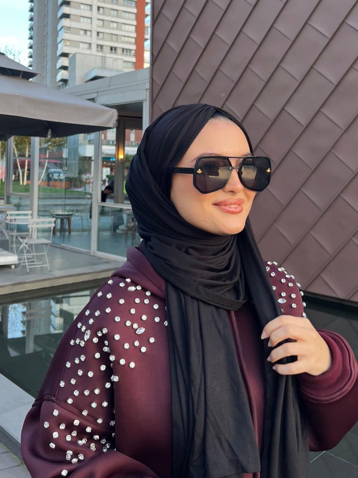 PENYE SİYAH DRAPE MODEL  BONEŞAL