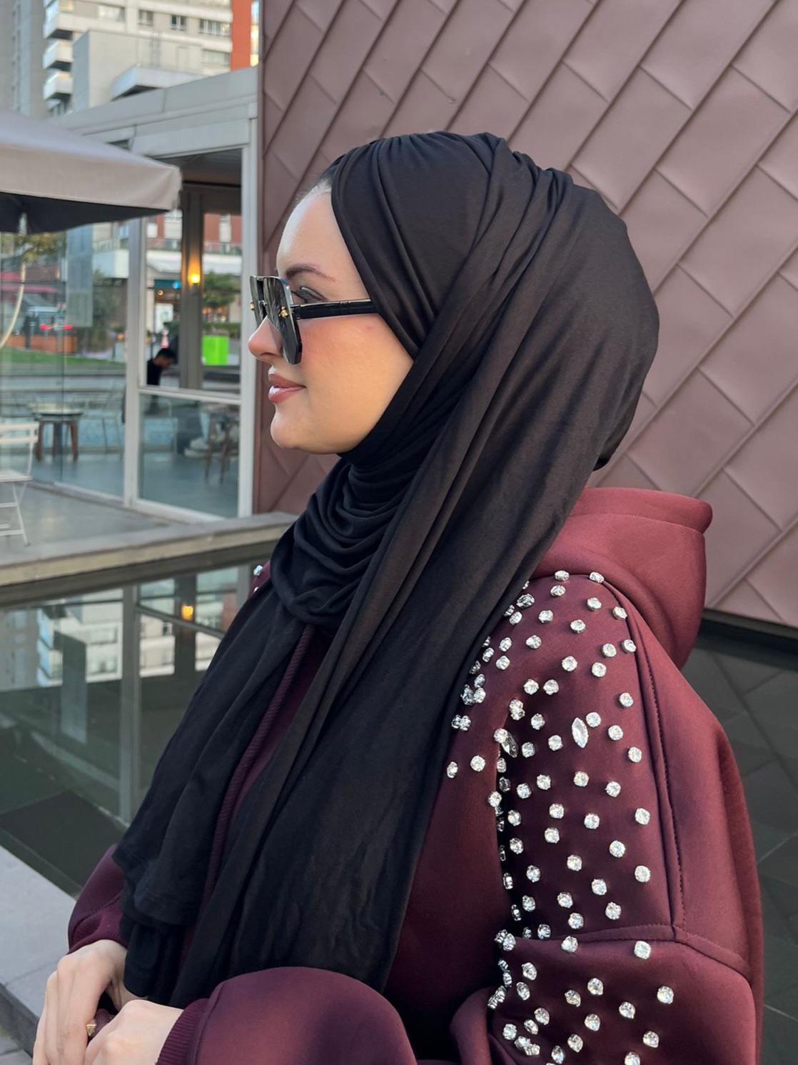 PENYE SİYAH DRAPE MODEL  BONEŞAL