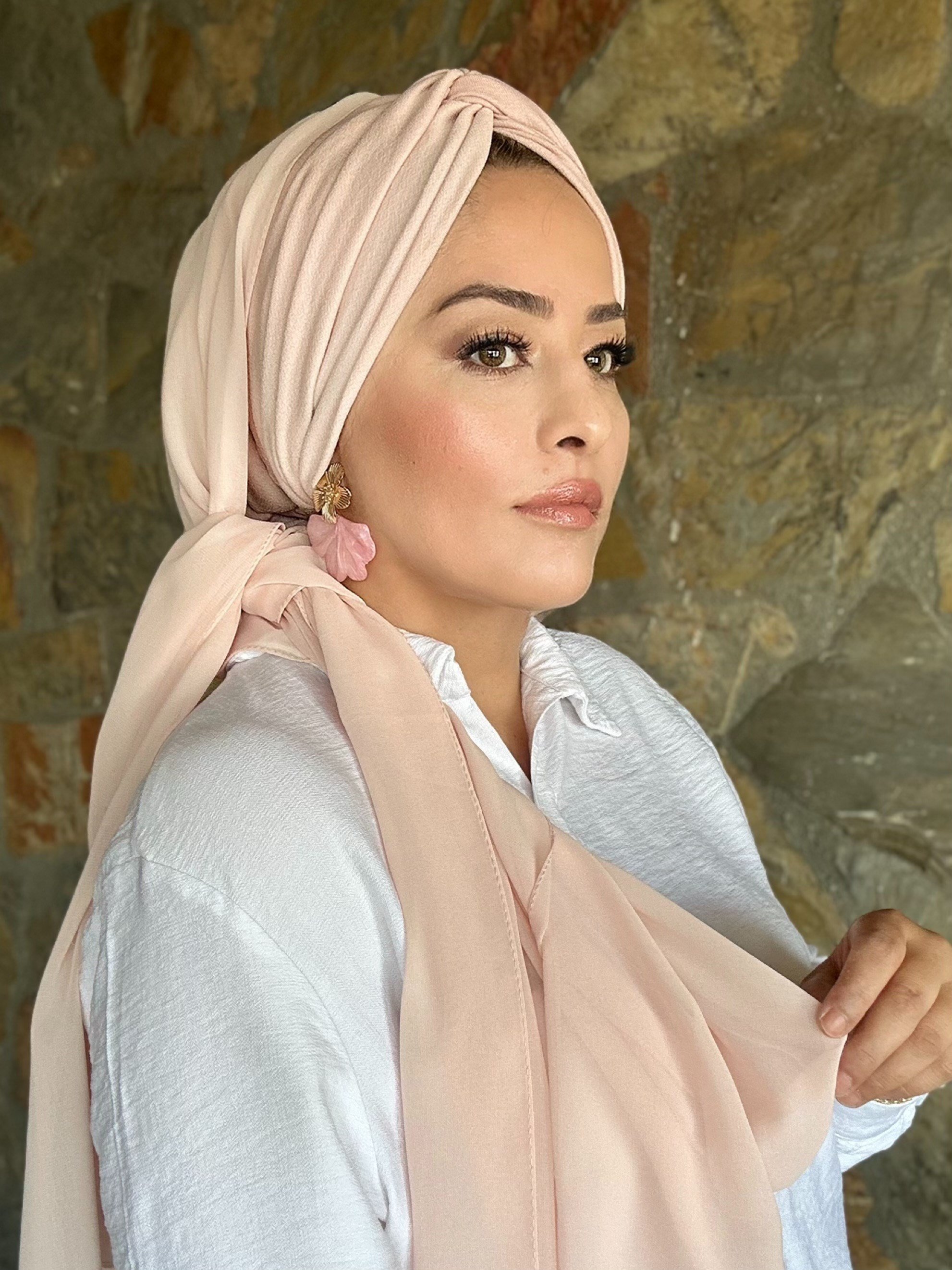 PUDRA PEMBE DÜĞÜM DOLGULU BONE