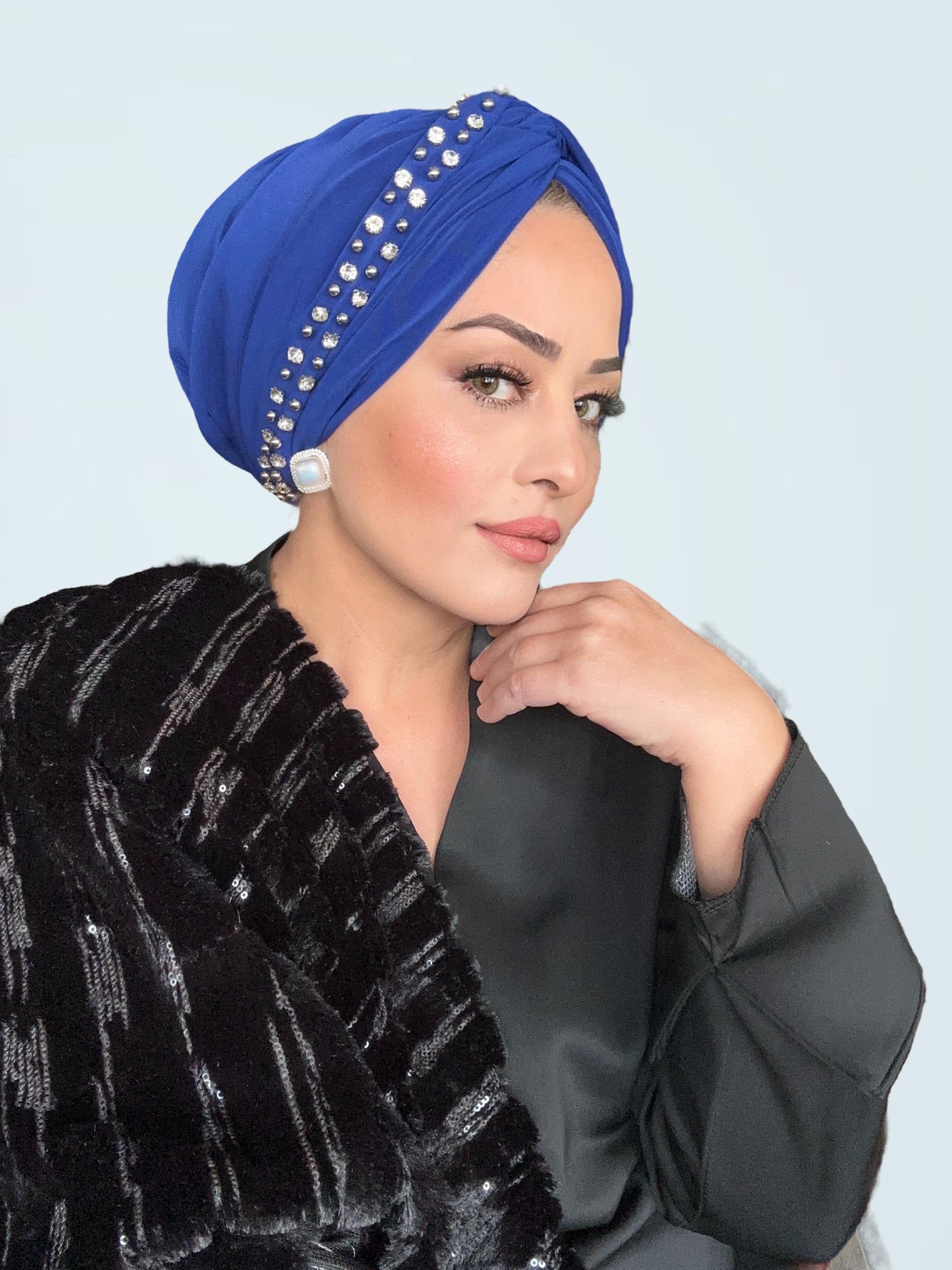 SAKS MAVİ SUYOLU TAŞLI DOLGULU BONE