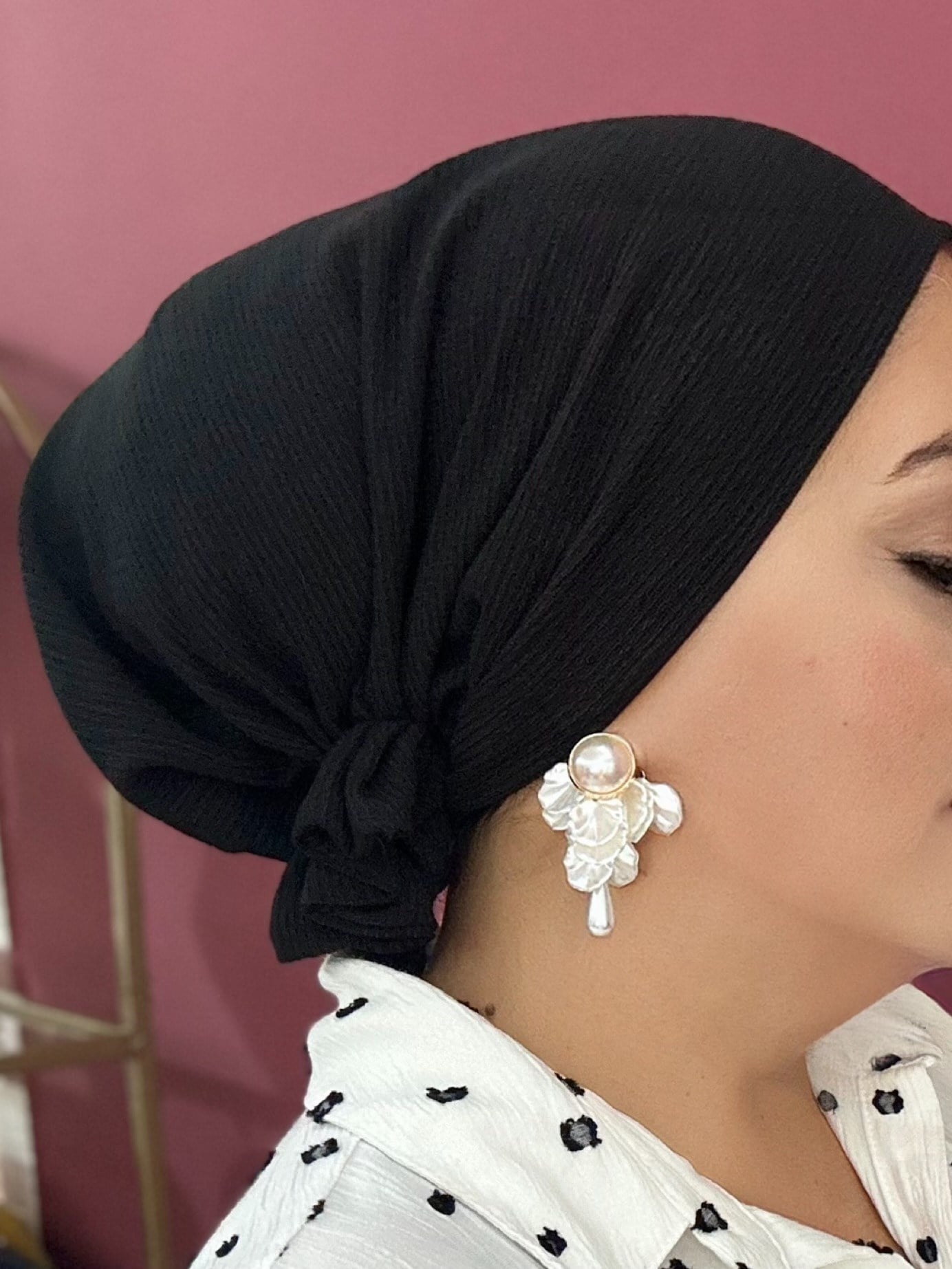 SİYAH BÜRÜMCÜK KUMAŞ DOLGUSUZ PRATİK BONE