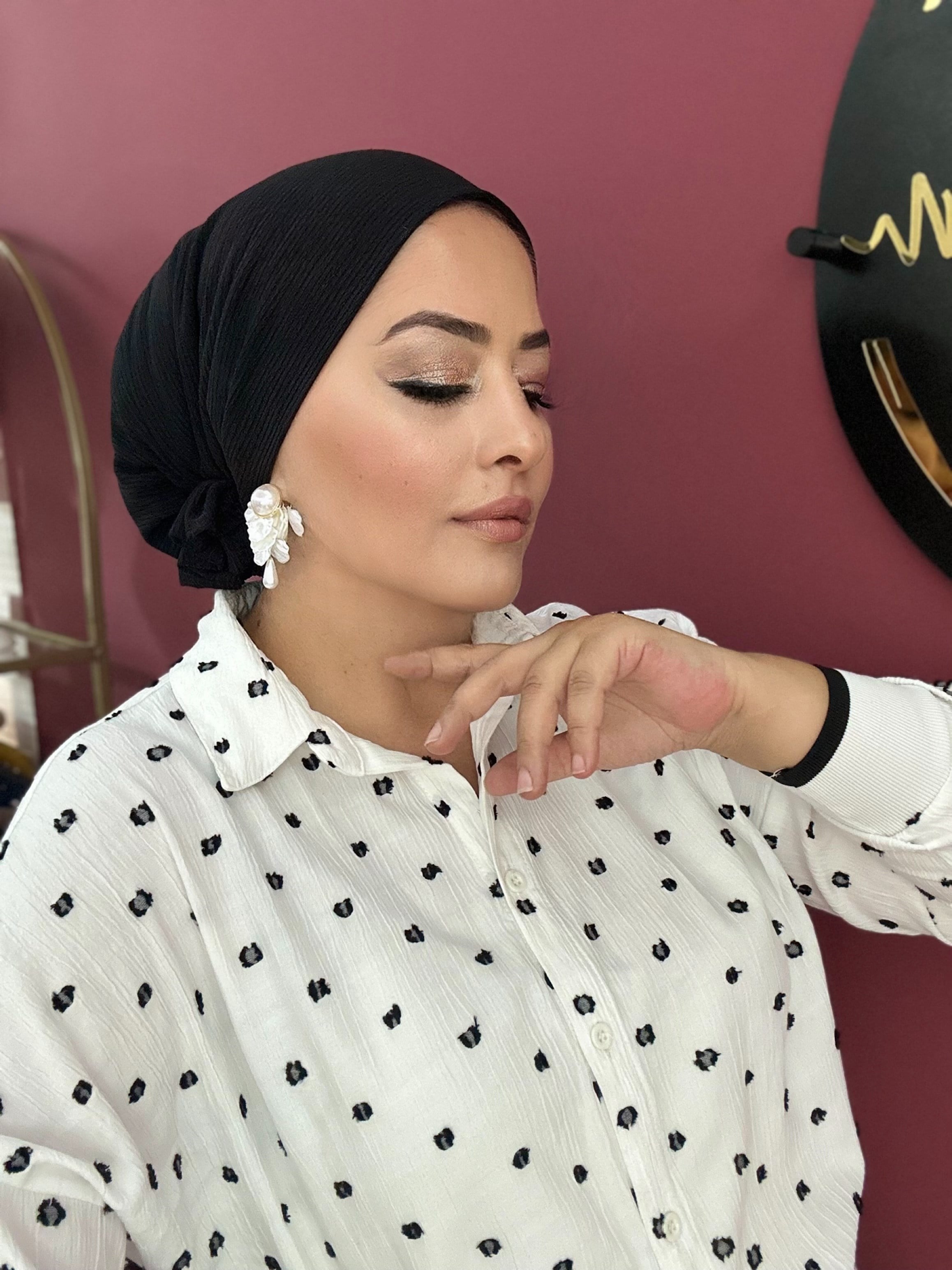 SİYAH BÜRÜMCÜK KUMAŞ DOLGUSUZ PRATİK BONE