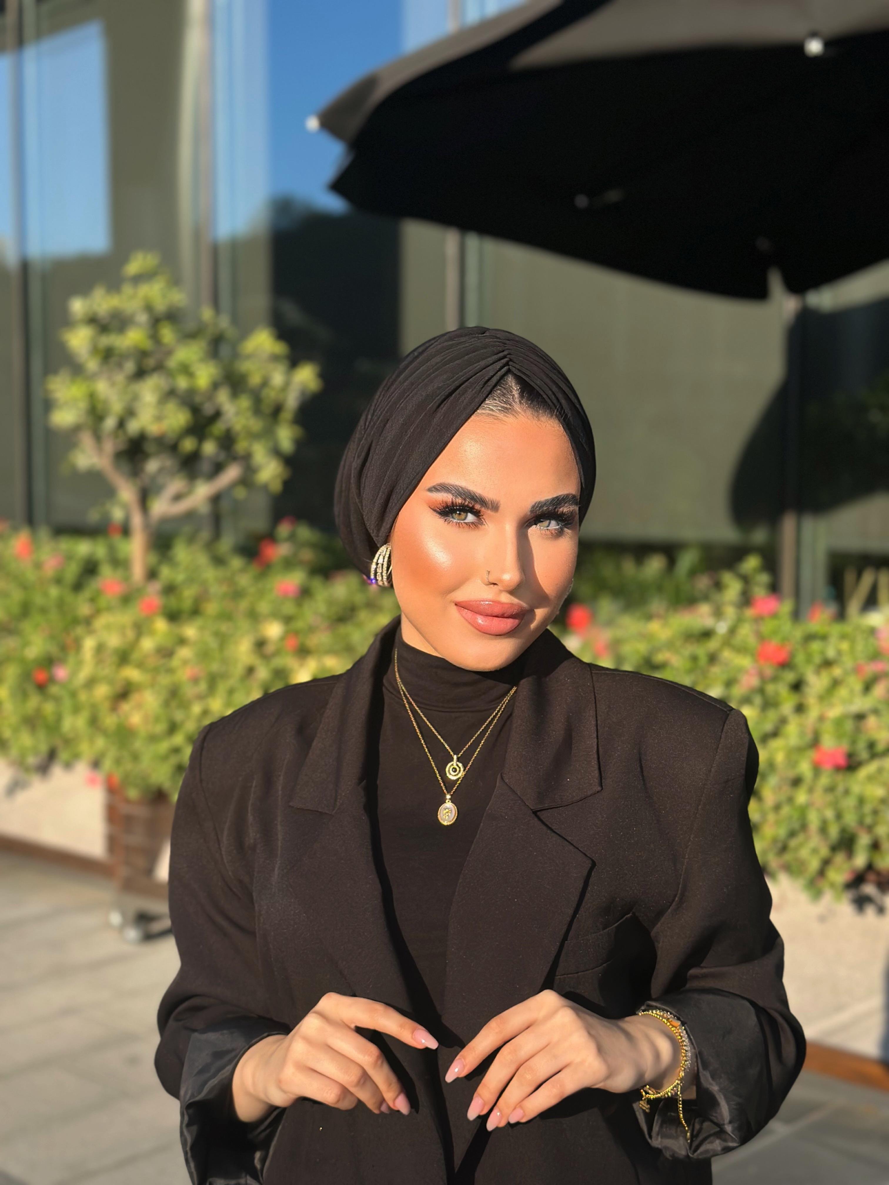 SİYAH DRAPE DOLGULU BONE