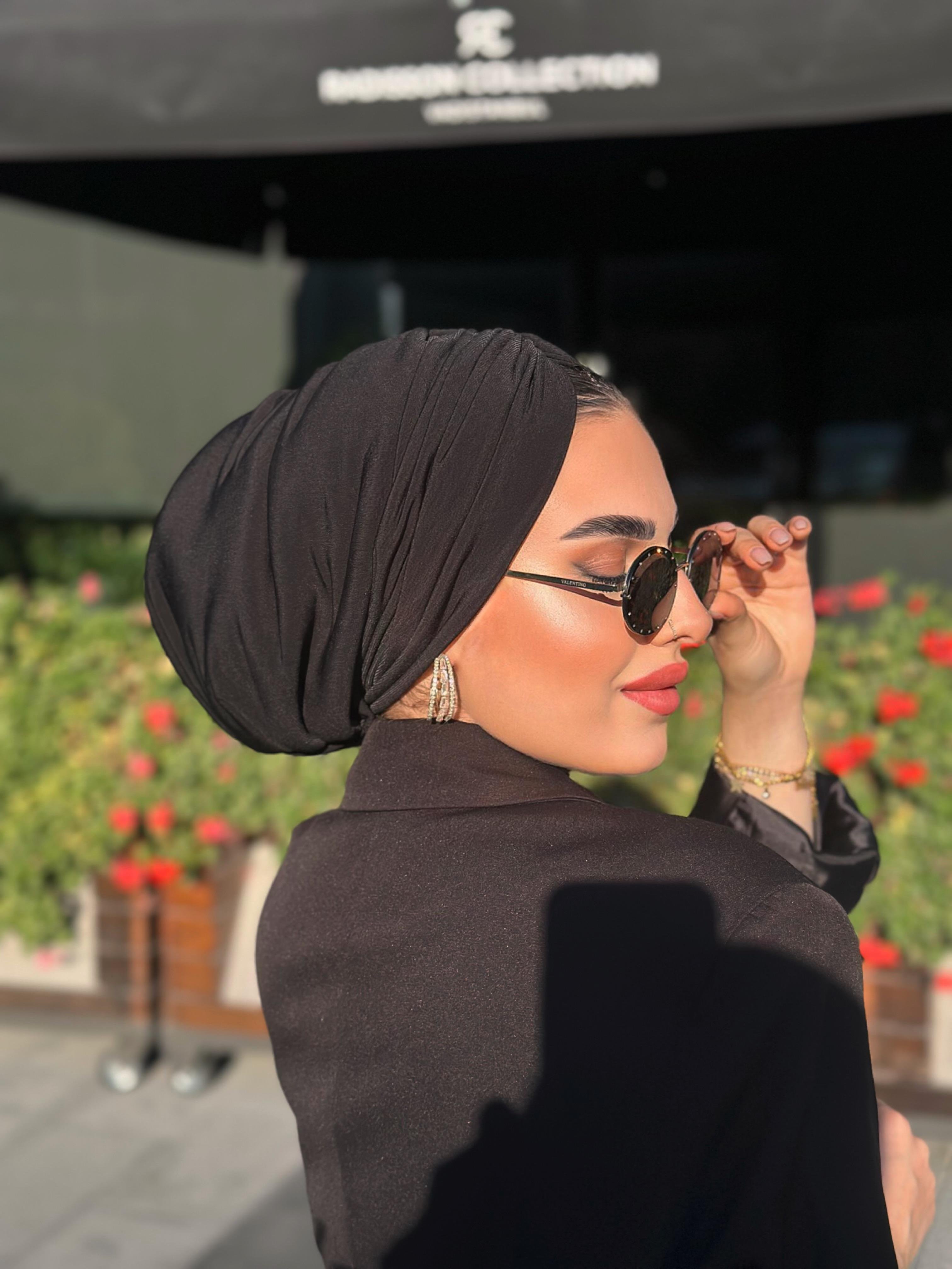 SİYAH DRAPE DOLGULU BONE