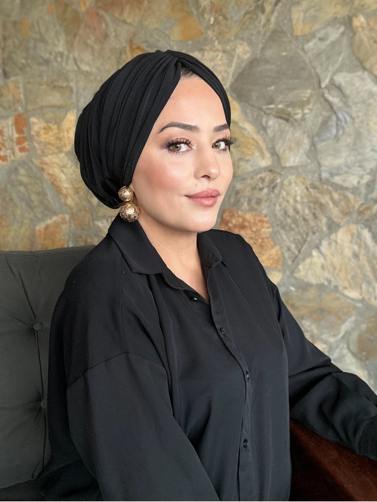 SİYAH DRAPE  DOLGUSUZ BONE