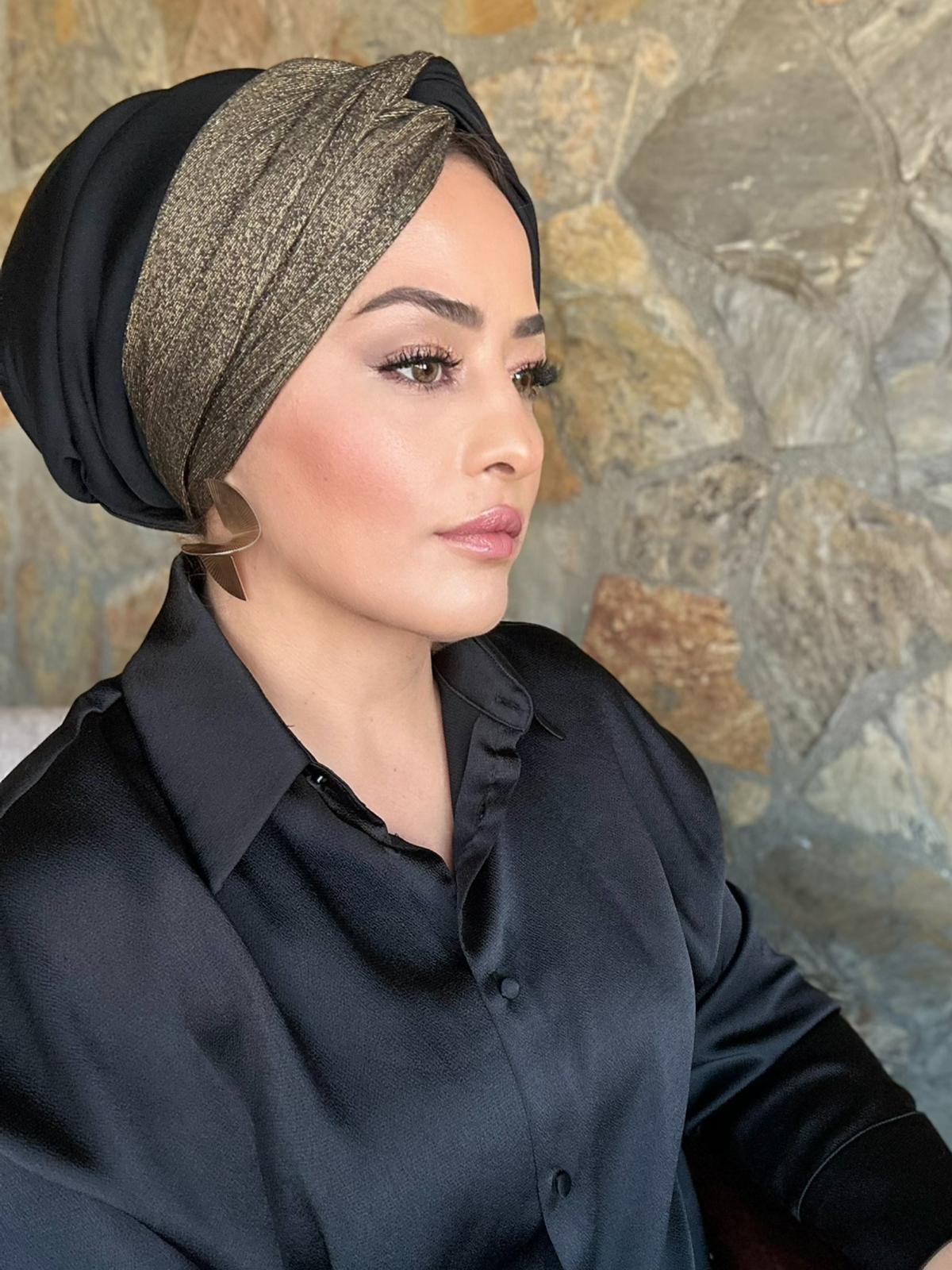 SİYAH&DORE DÜĞÜM DOLGULU BONE