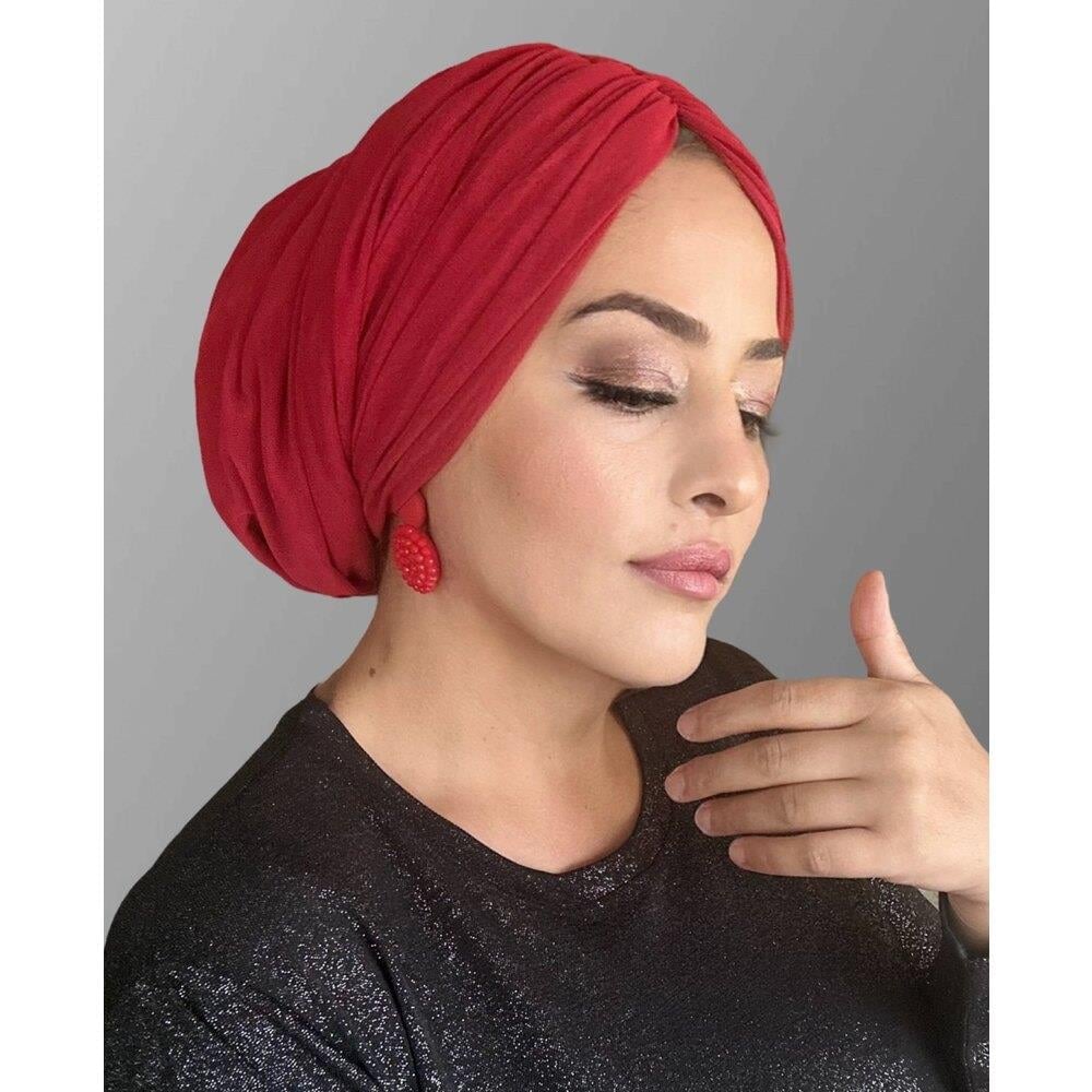 Tüllü kırmızı drape model dolgusuz