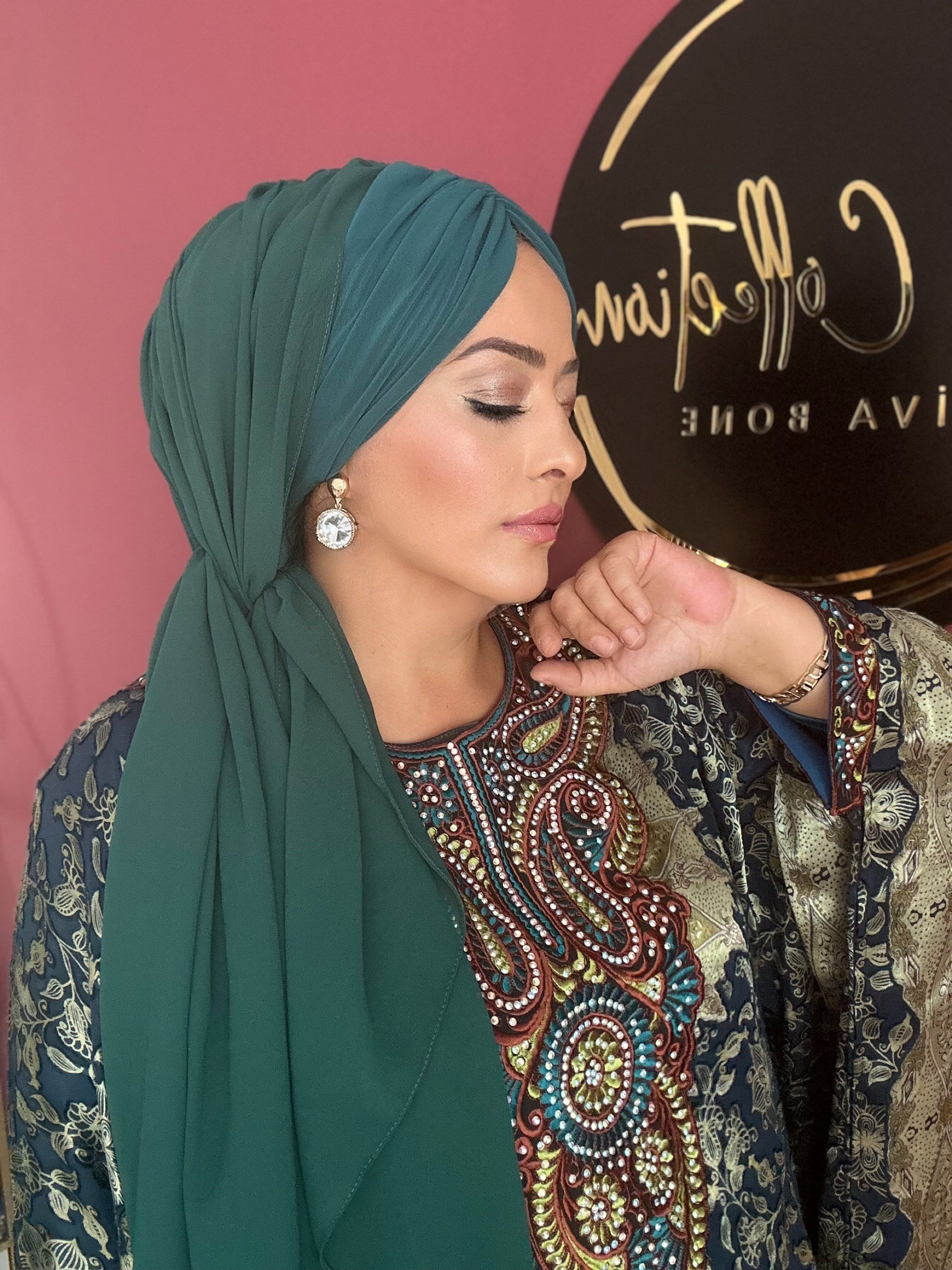 ZÜMRÜT DRAPE DOLGULU BONEŞAL 