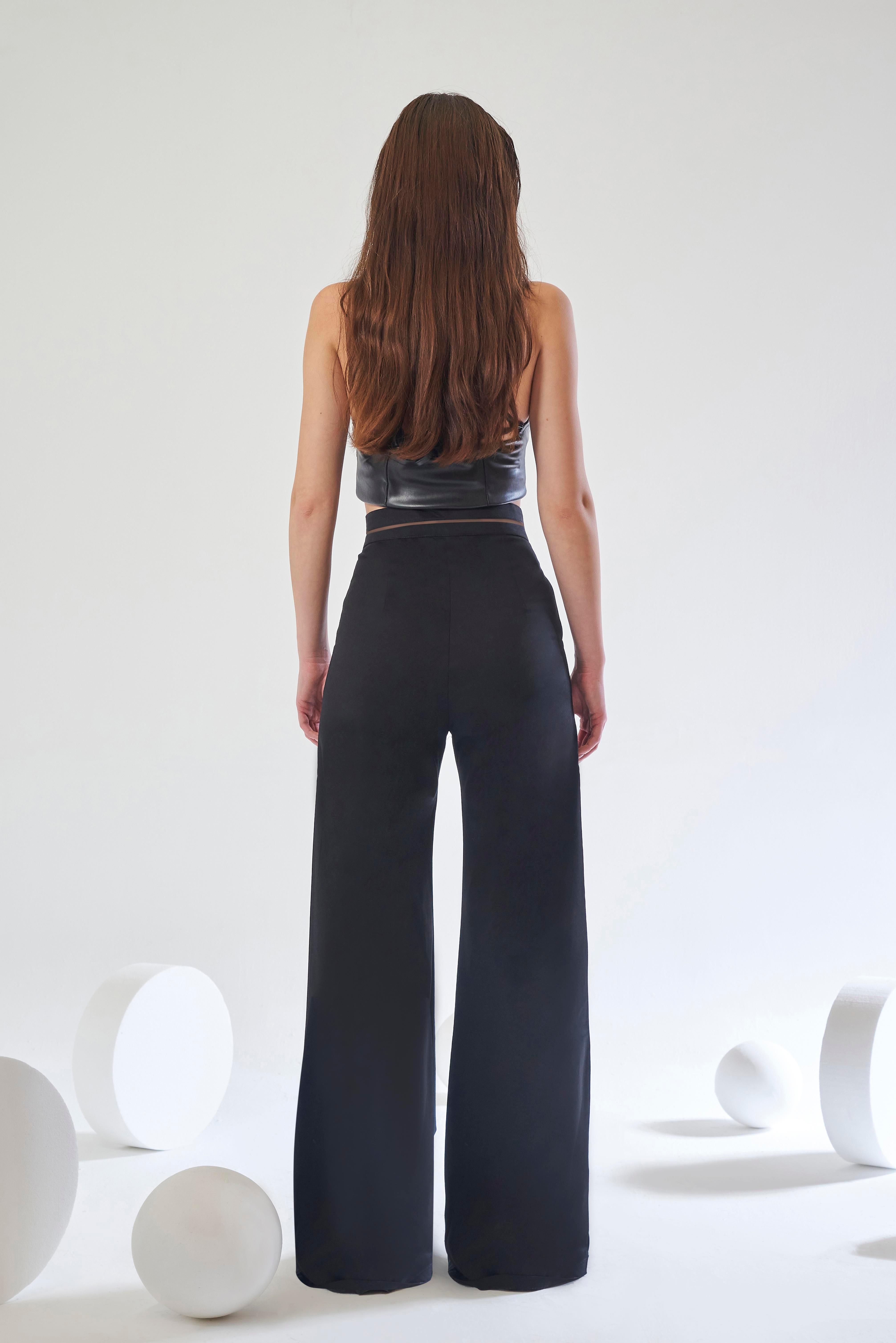 Black Palazzo Pants - Siyah Pantolon