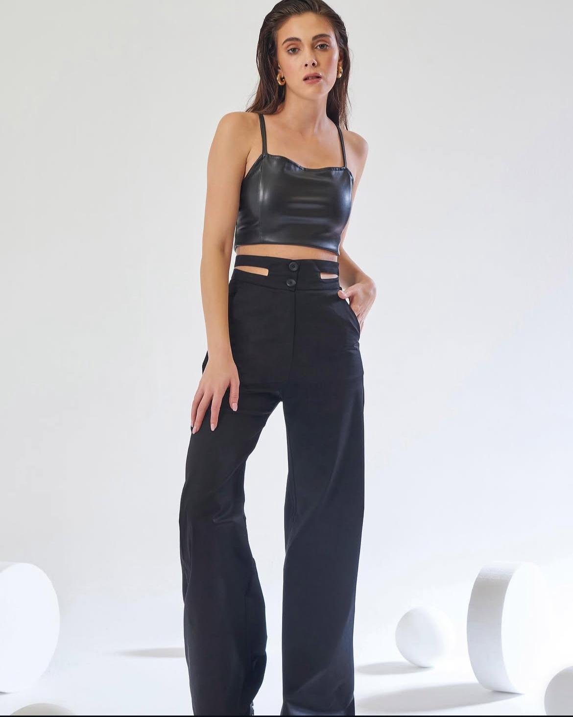 Black Palazzo Pants - Siyah Pantolon