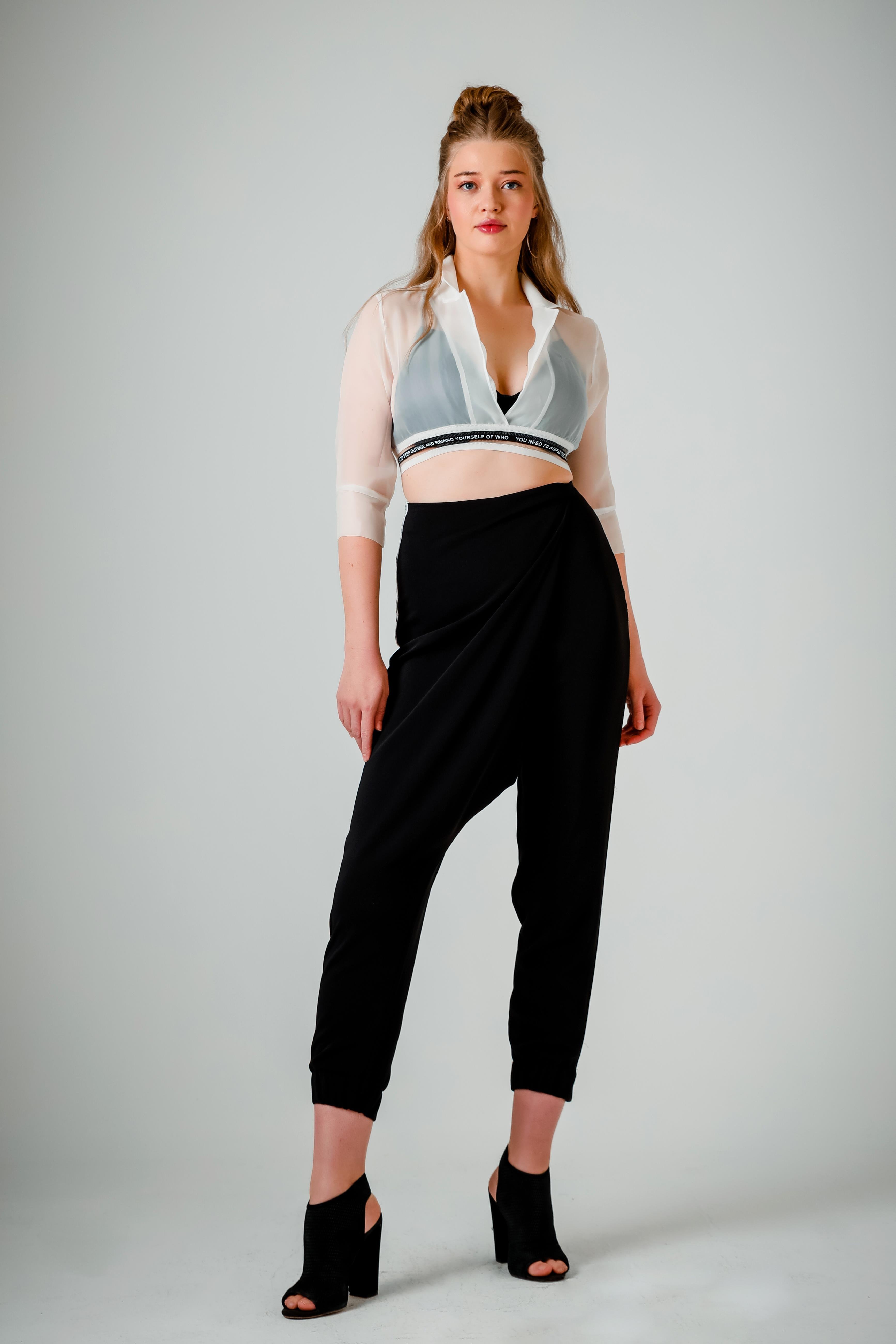 Gatria Shalwar - Siyah Şalvar