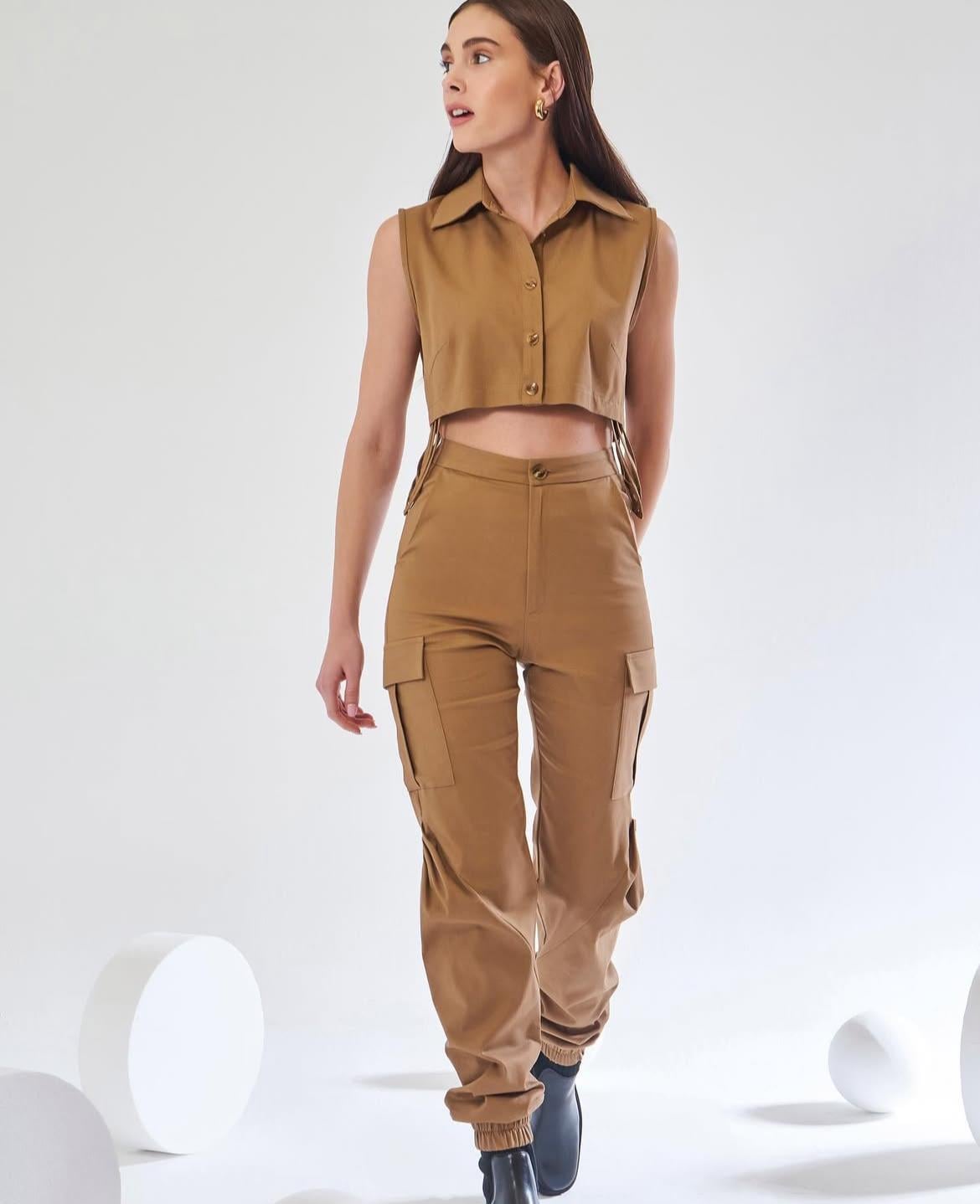 Selene Pant -Kargo Cepli Pantolon