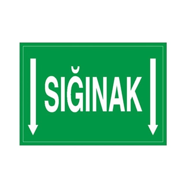 Sığınak Aşağı Ok